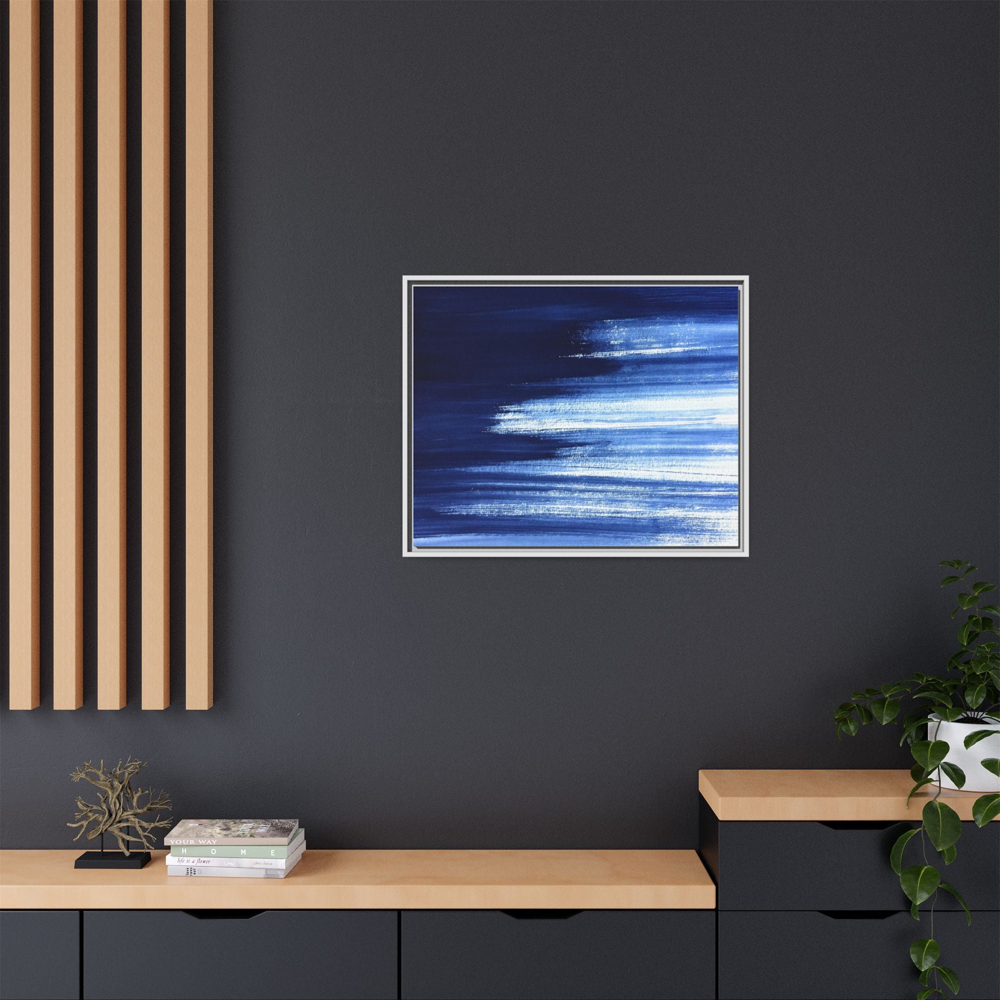 Matte Canvas, Framed (Multi-color)