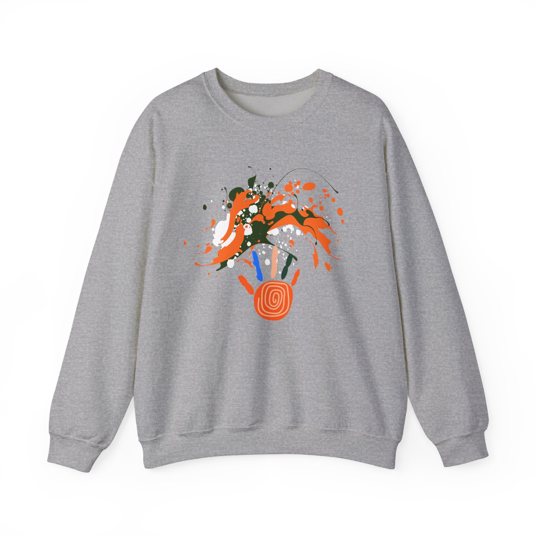 Unisex Vibrant Art Print Crewneck Sweatshirt
