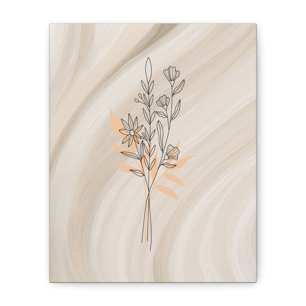 Floral Art Canvas Print