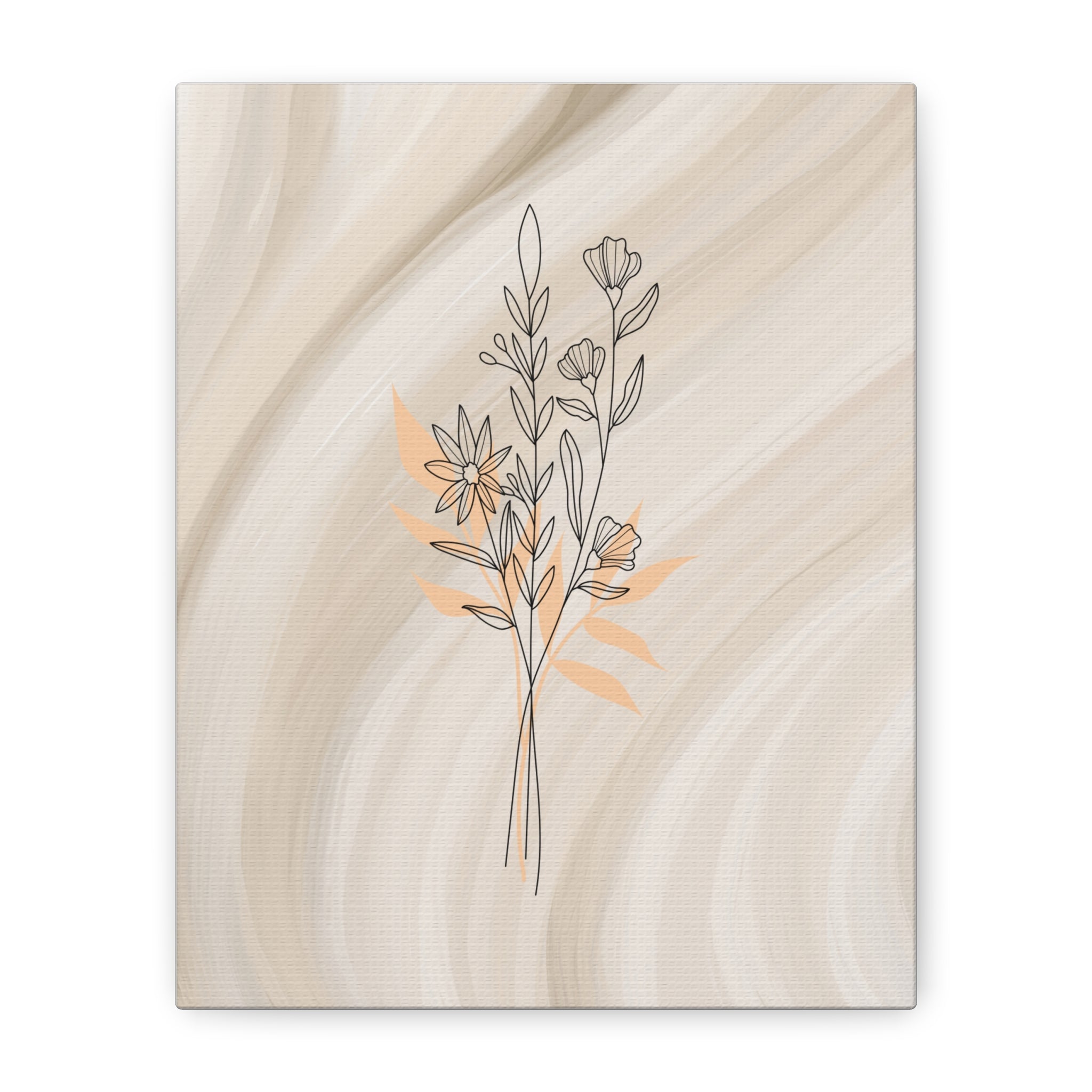 Floral Art Canvas Print
