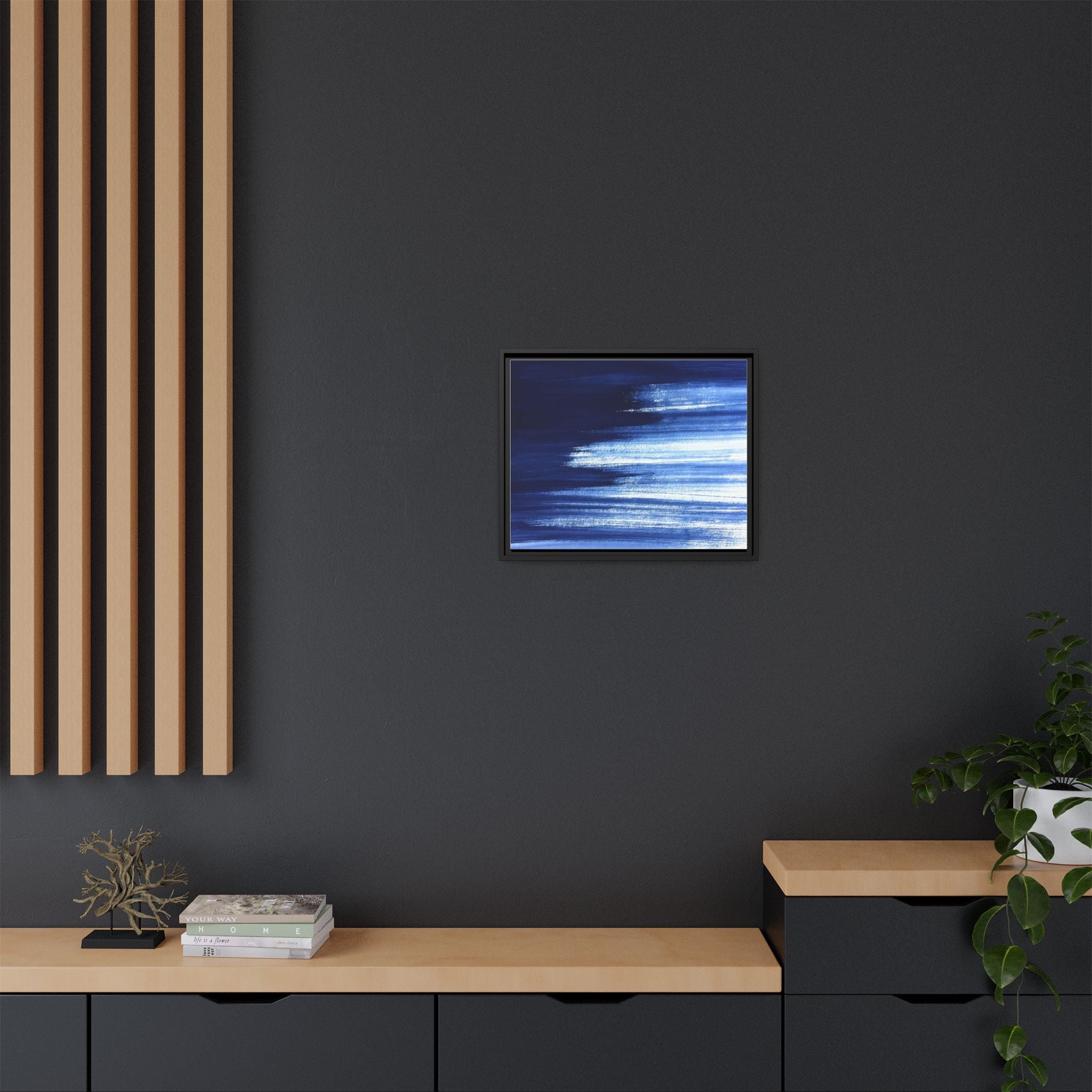 Matte Canvas, Framed (Multi-color)