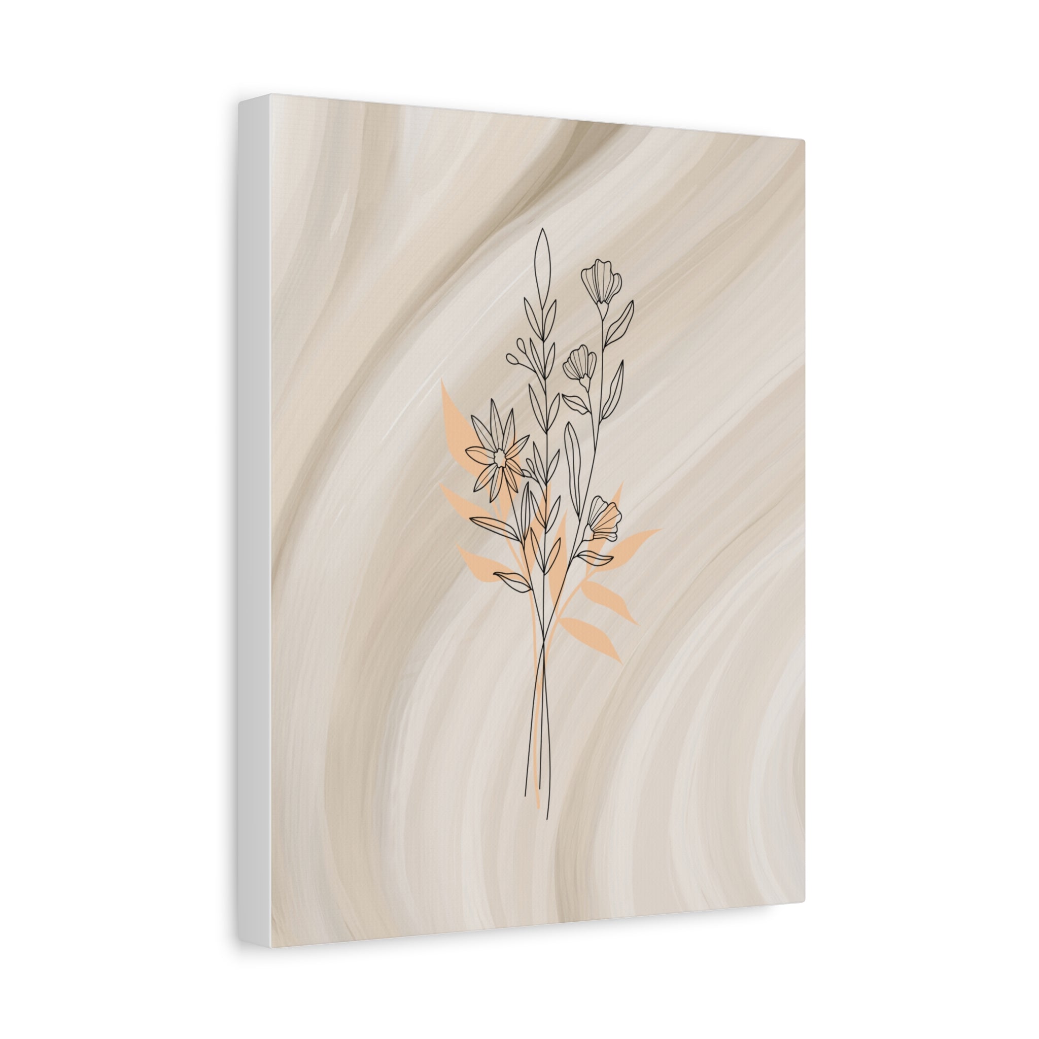Floral Art Canvas Print