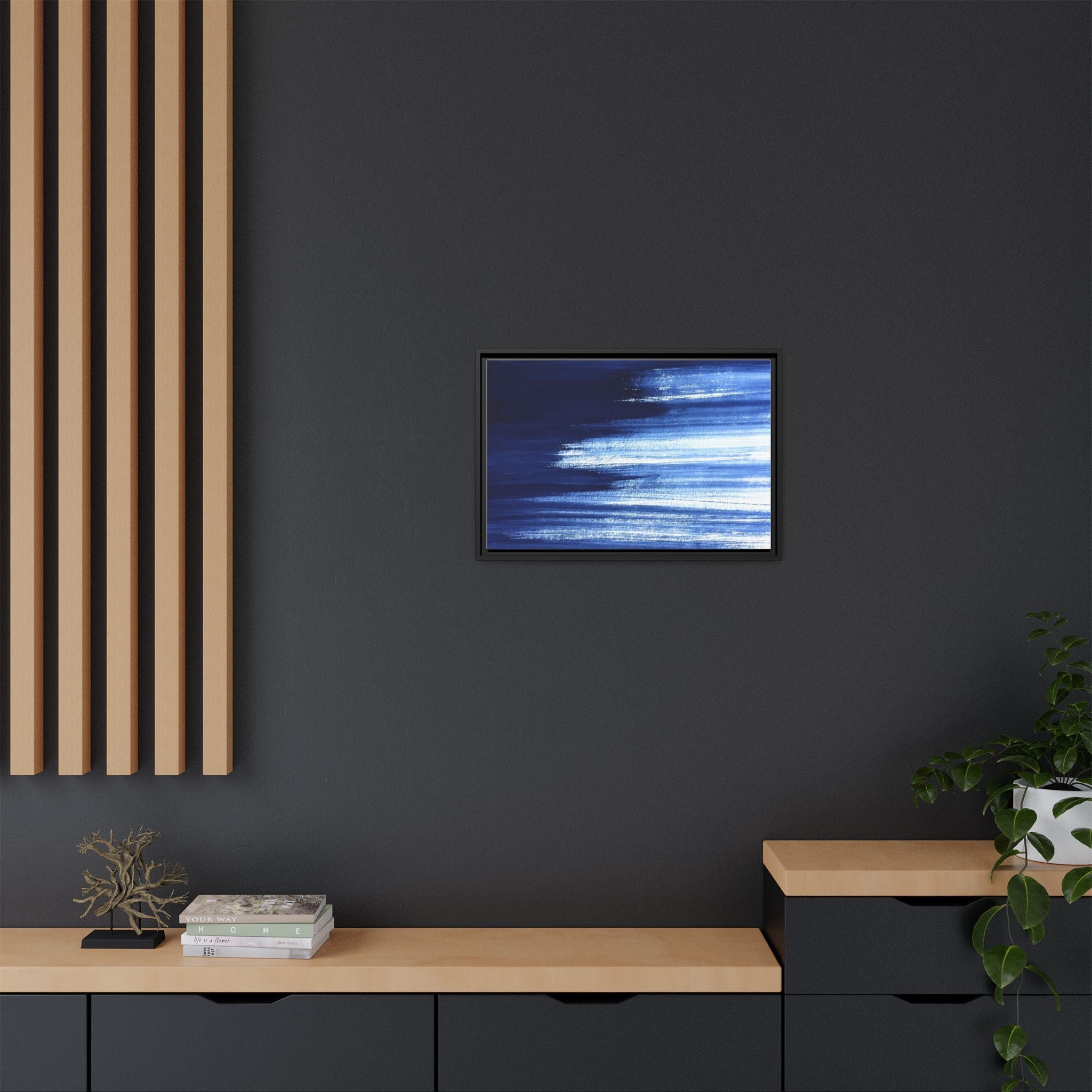 Matte Canvas, Framed (Multi-color)