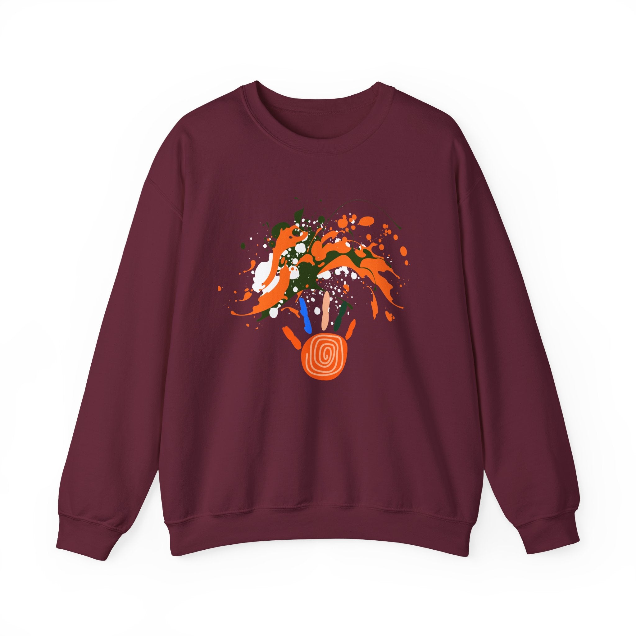 Unisex Vibrant Art Print Crewneck Sweatshirt