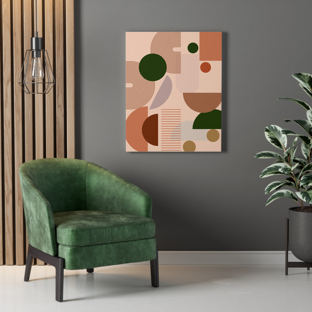 Abstract Modern Art Stretched Canvas Print