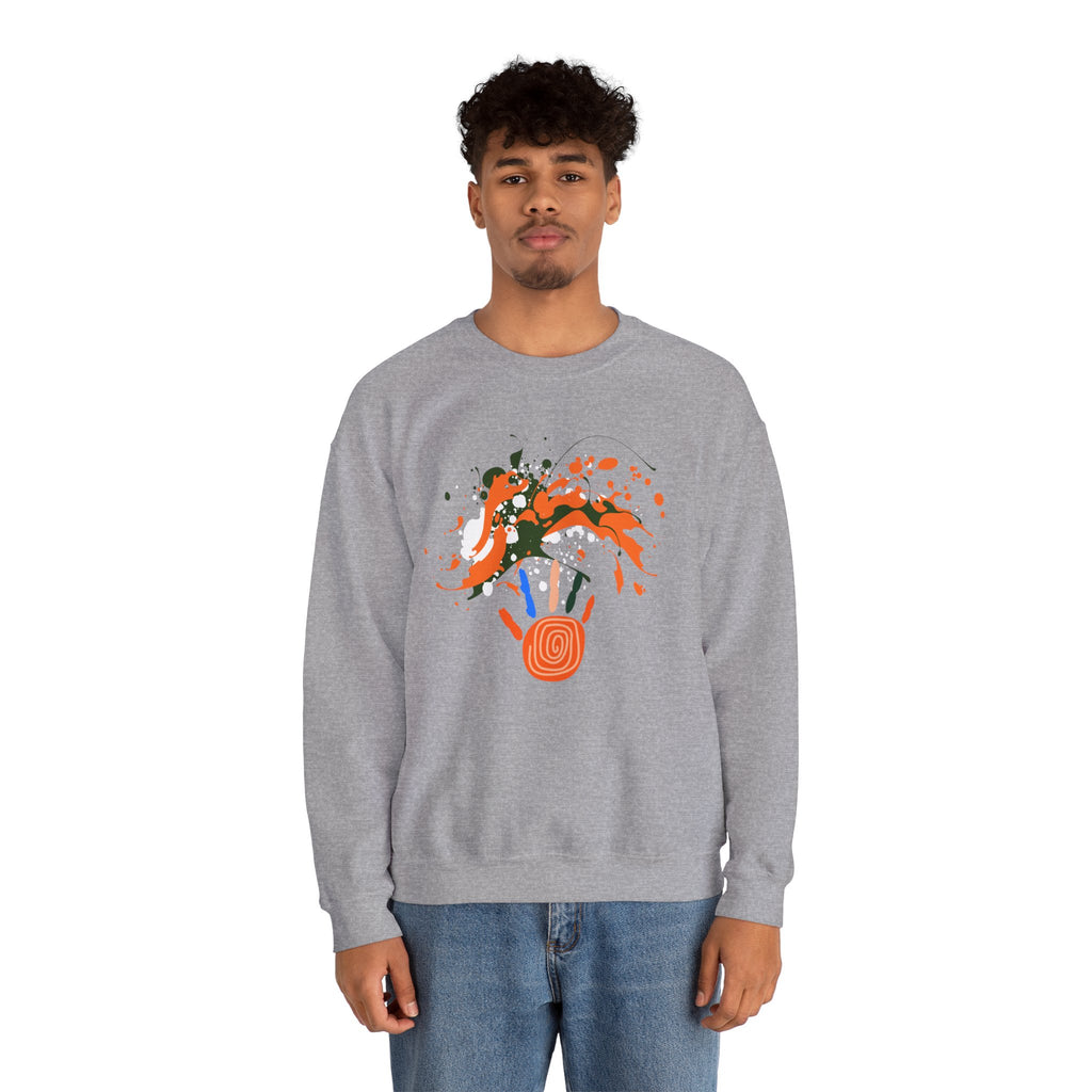 Unisex Vibrant Art Print Crewneck Sweatshirt