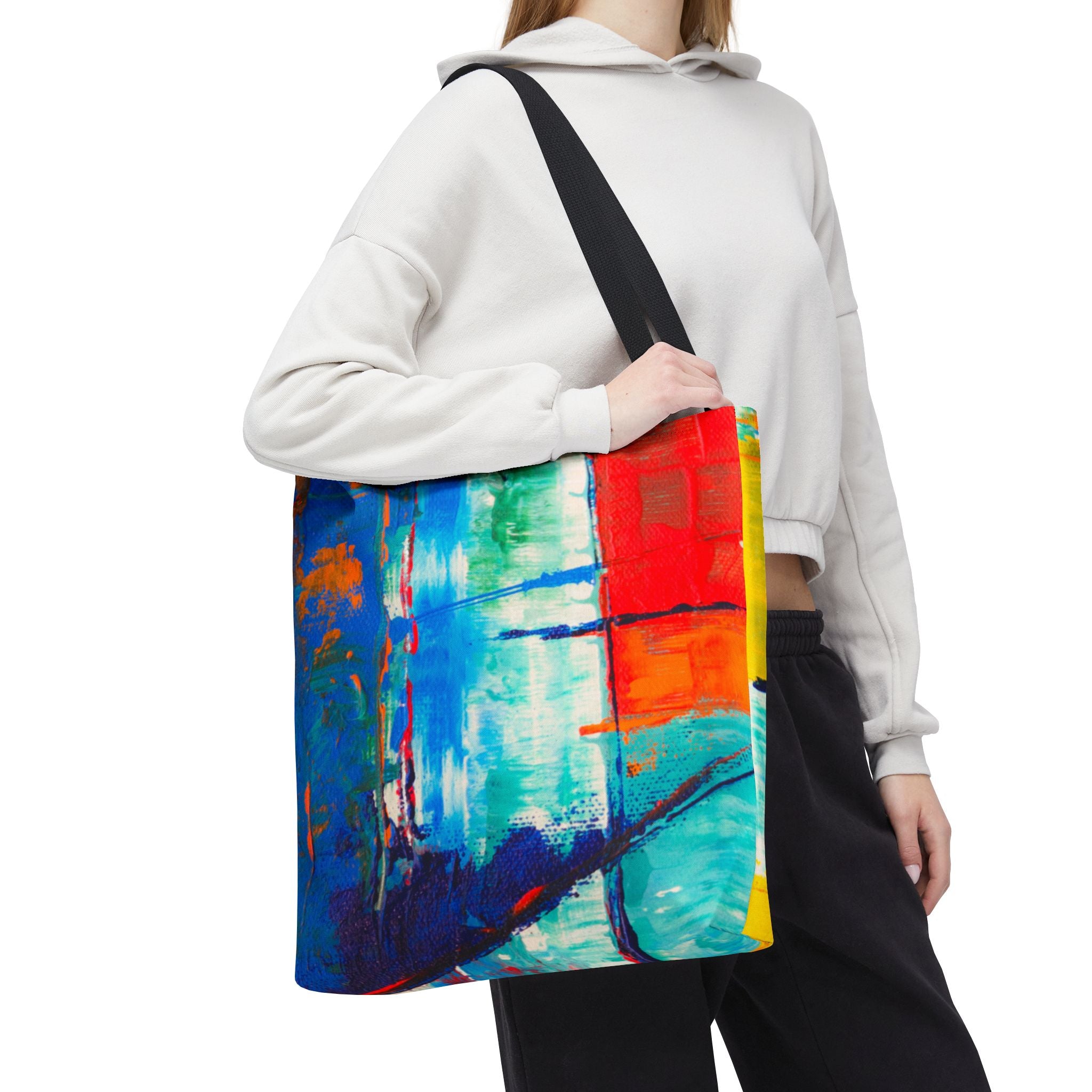 Vibrant Abstract Art Tote Bag