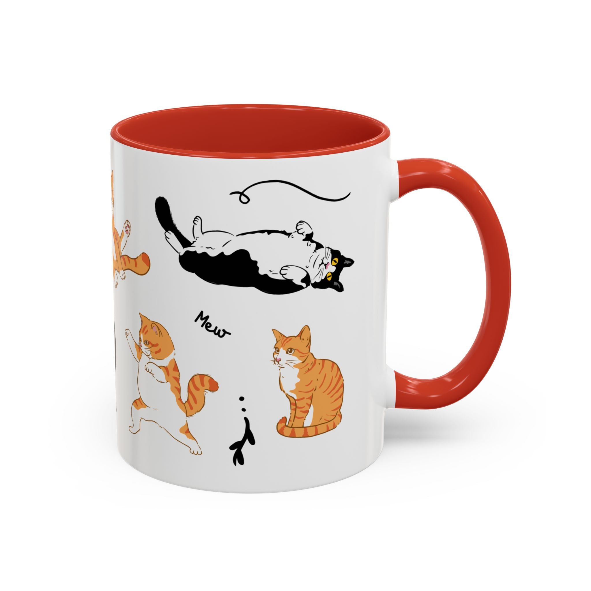 Cute Cat Accent Coffee Mug