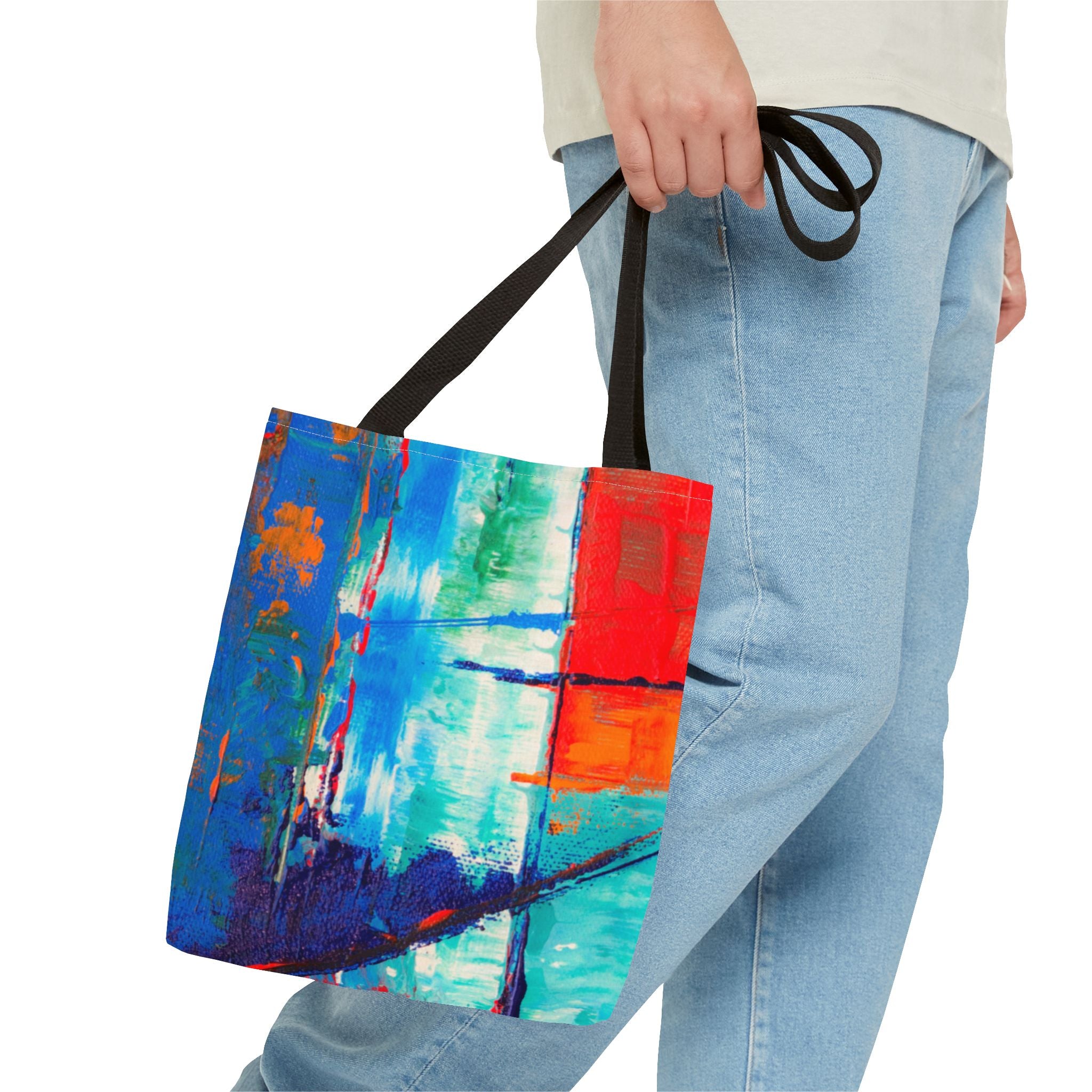 Vibrant Abstract Art Tote Bag