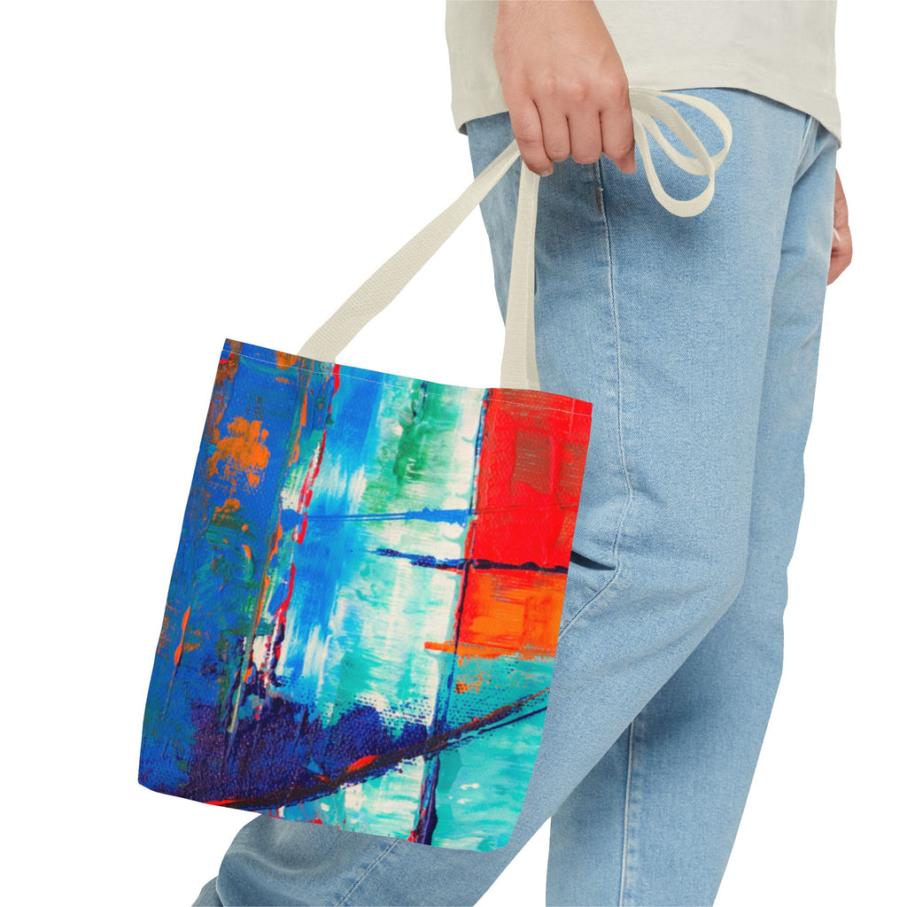 Vibrant Abstract Art Tote Bag