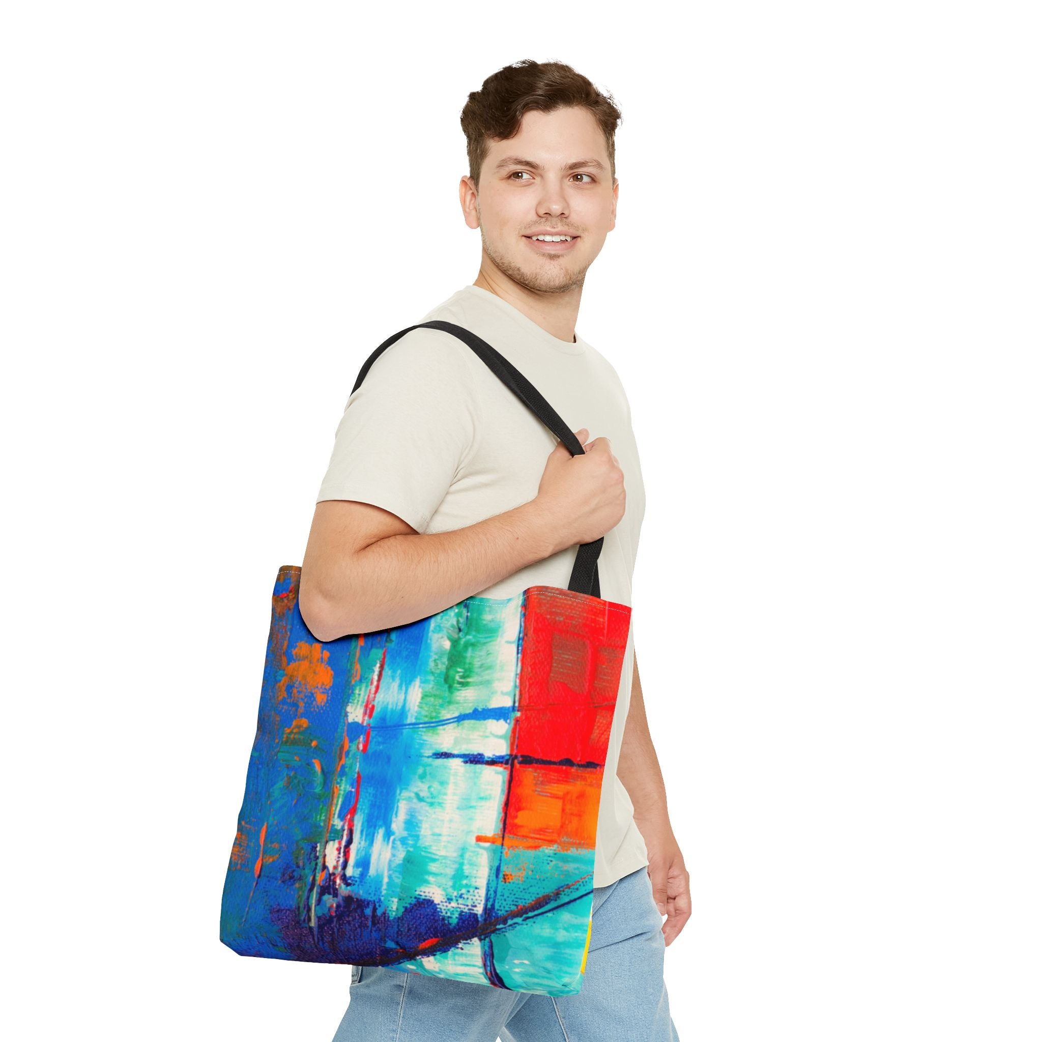 Vibrant Abstract Art Tote Bag