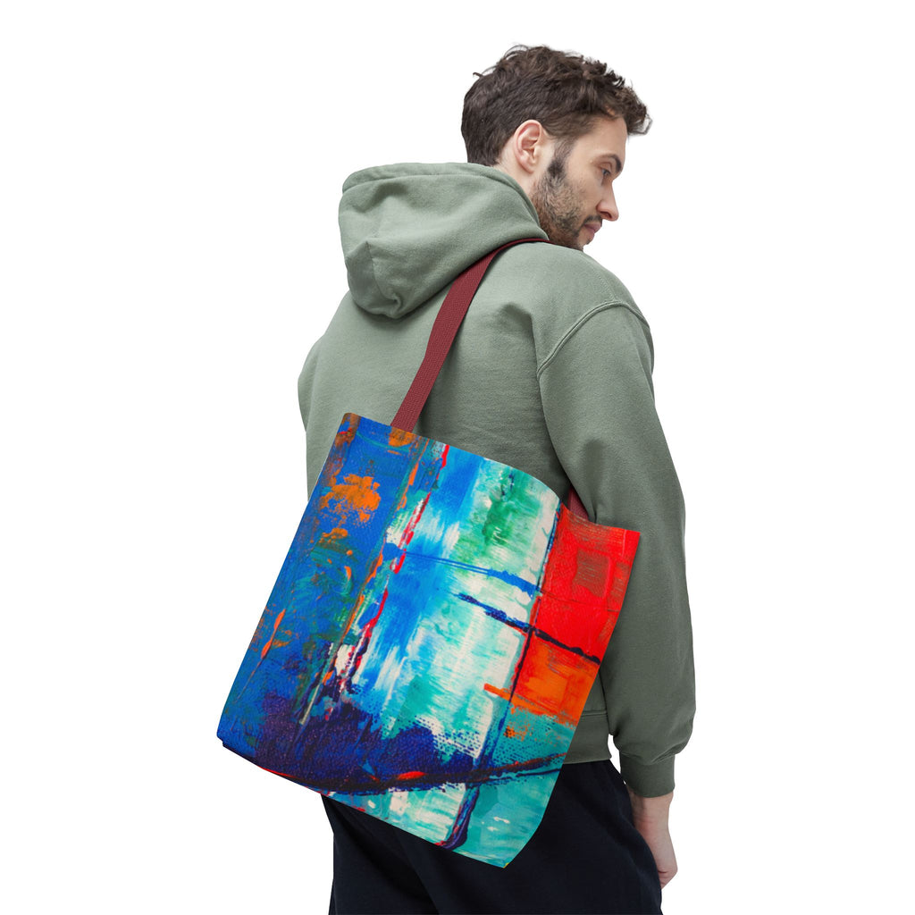 Vibrant Abstract Art Tote Bag