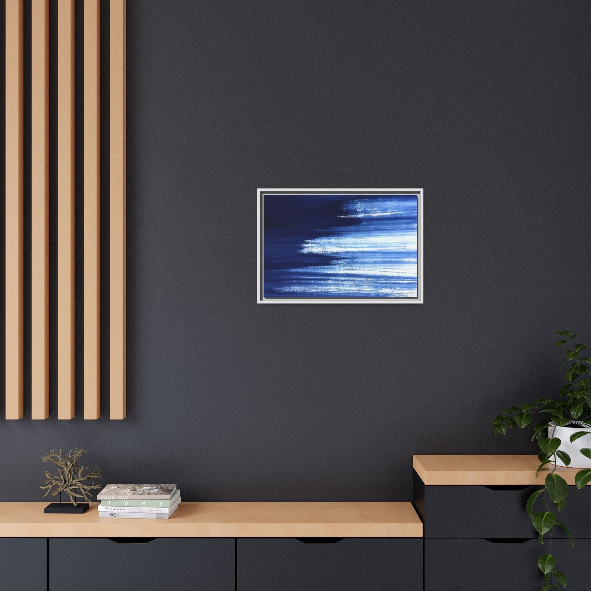 Matte Canvas, Framed (Multi-color)