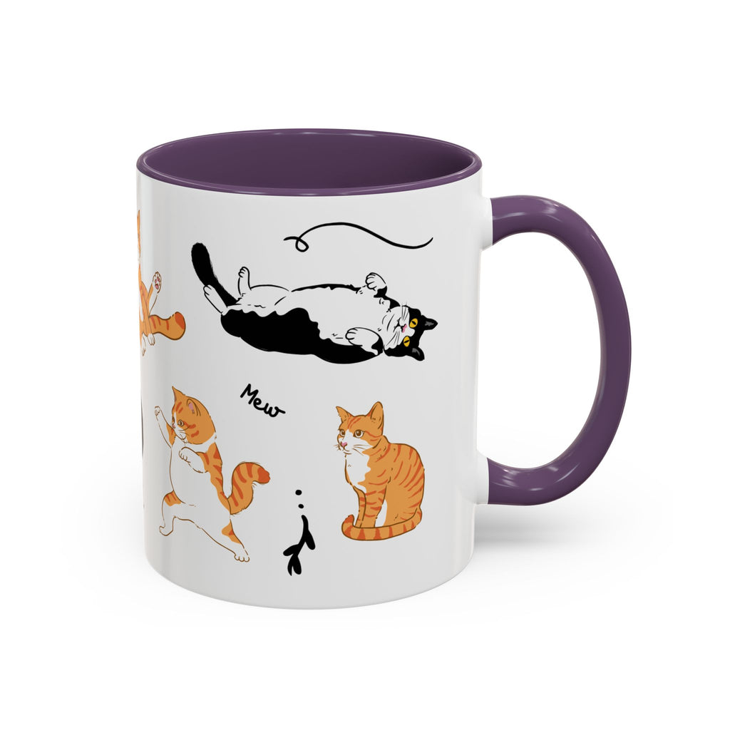 Cute Cat Accent Coffee Mug