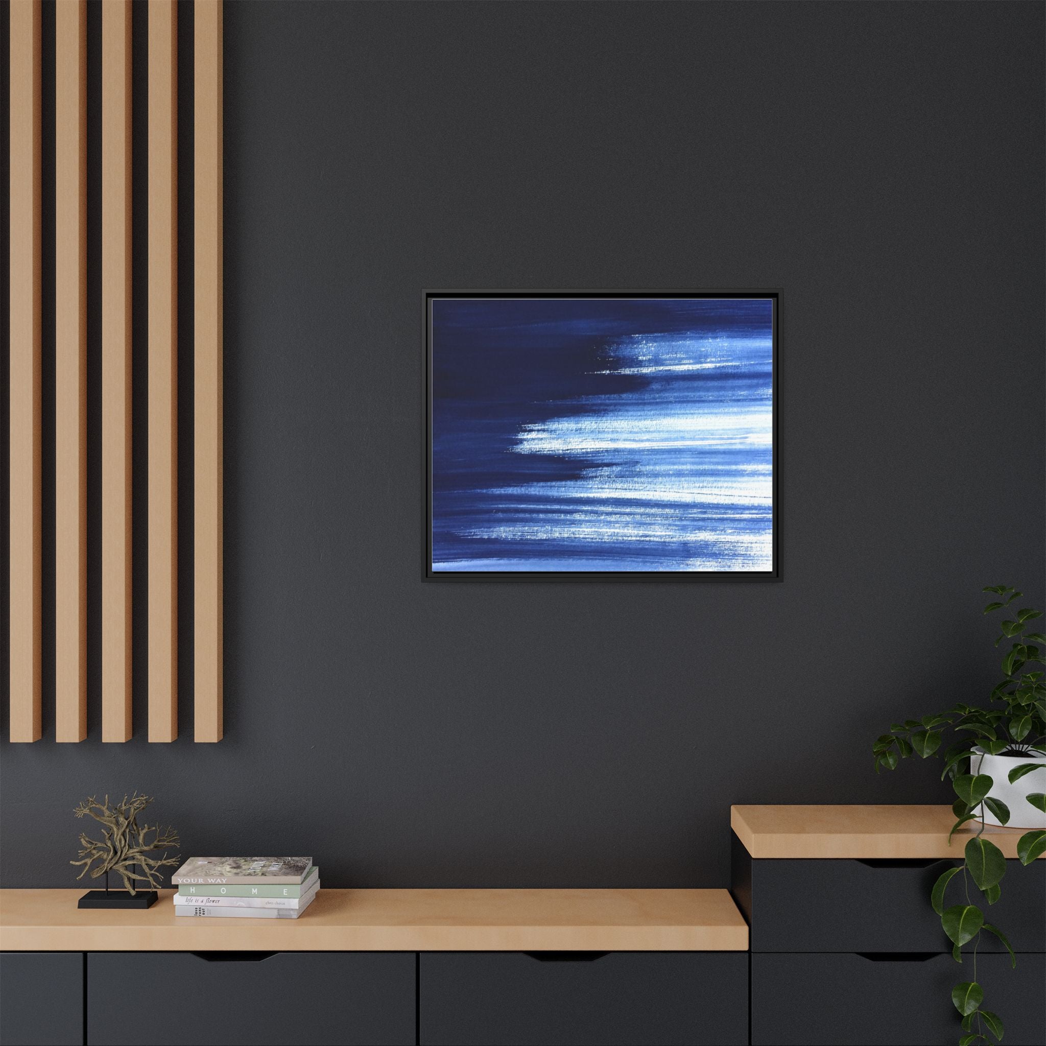 Matte Canvas, Framed (Multi-color)