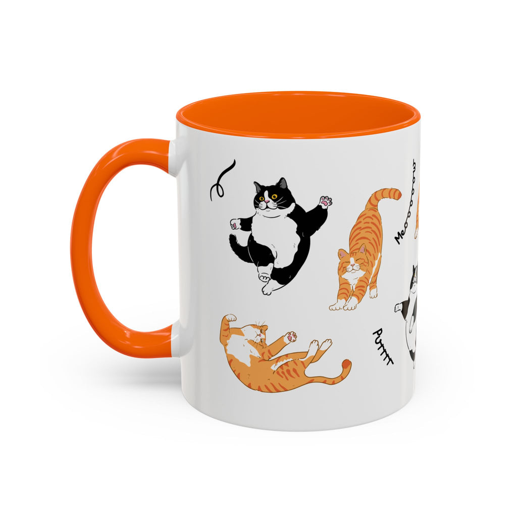 Cute Cat Accent Coffee Mug