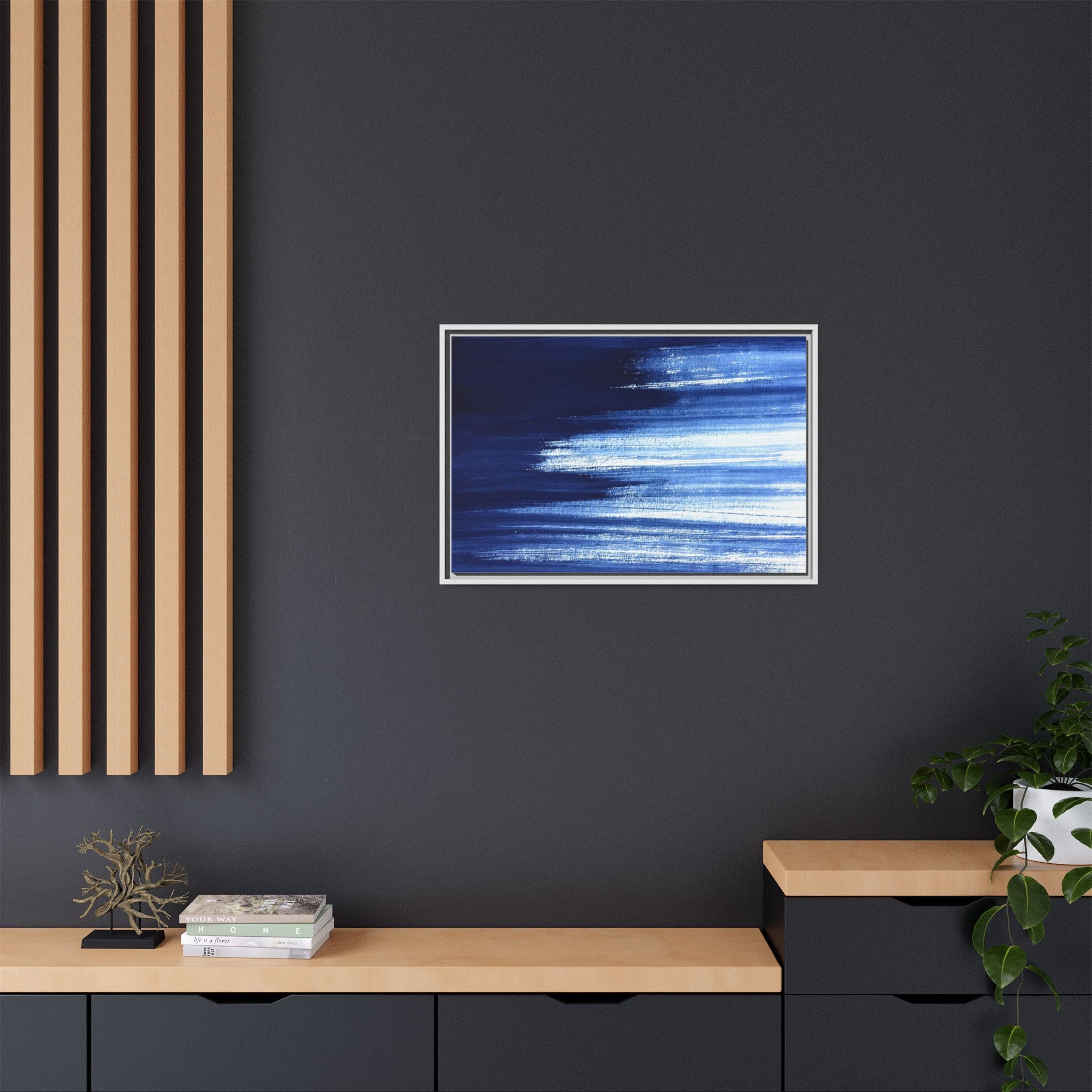 Matte Canvas, Framed (Multi-color)