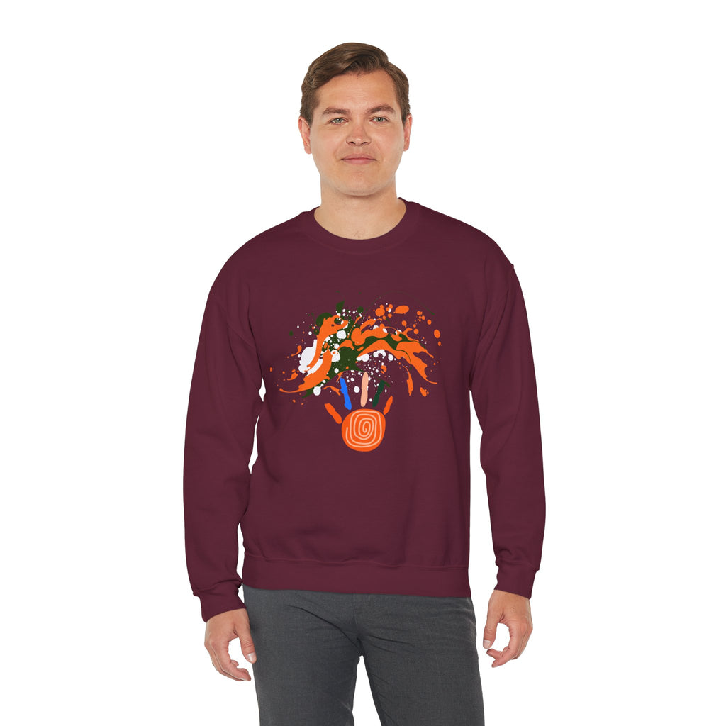 Unisex Vibrant Art Print Crewneck Sweatshirt