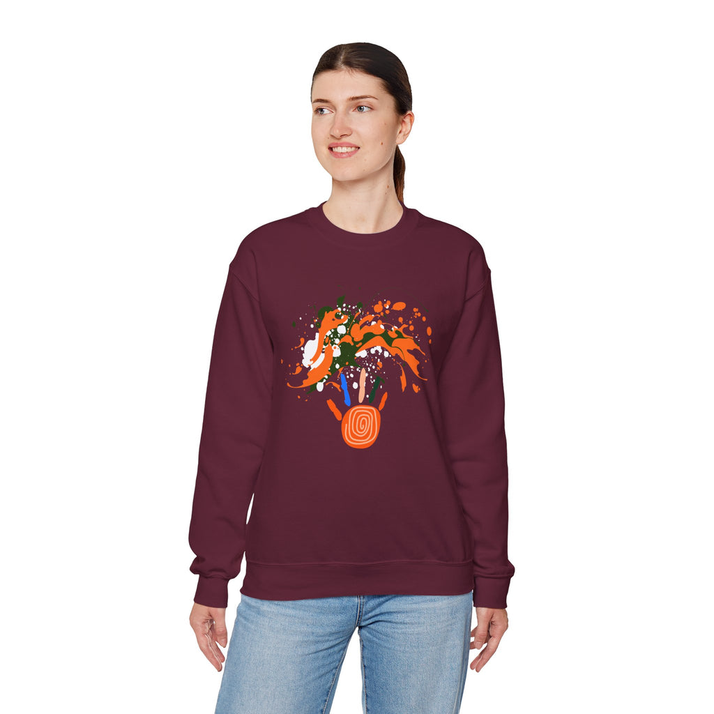 Unisex Vibrant Art Print Crewneck Sweatshirt
