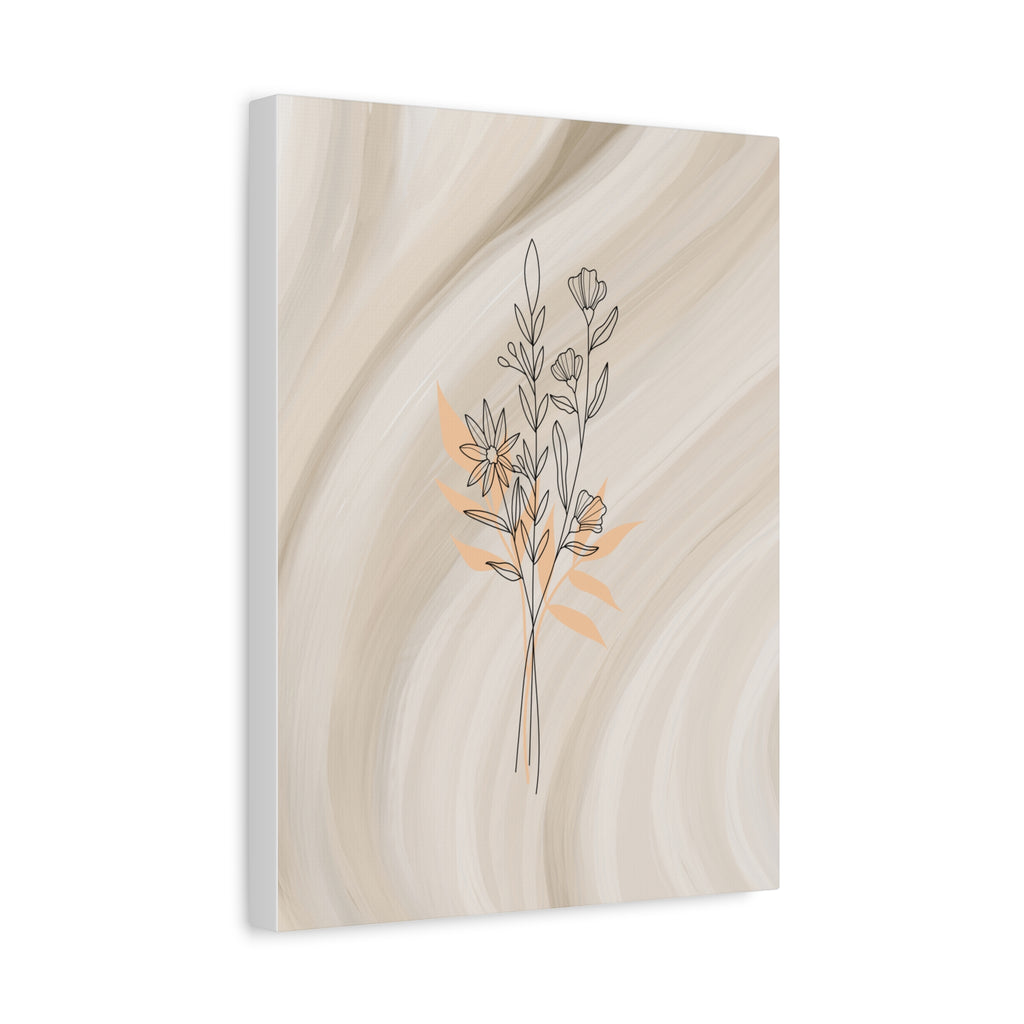 Floral Art Canvas Print