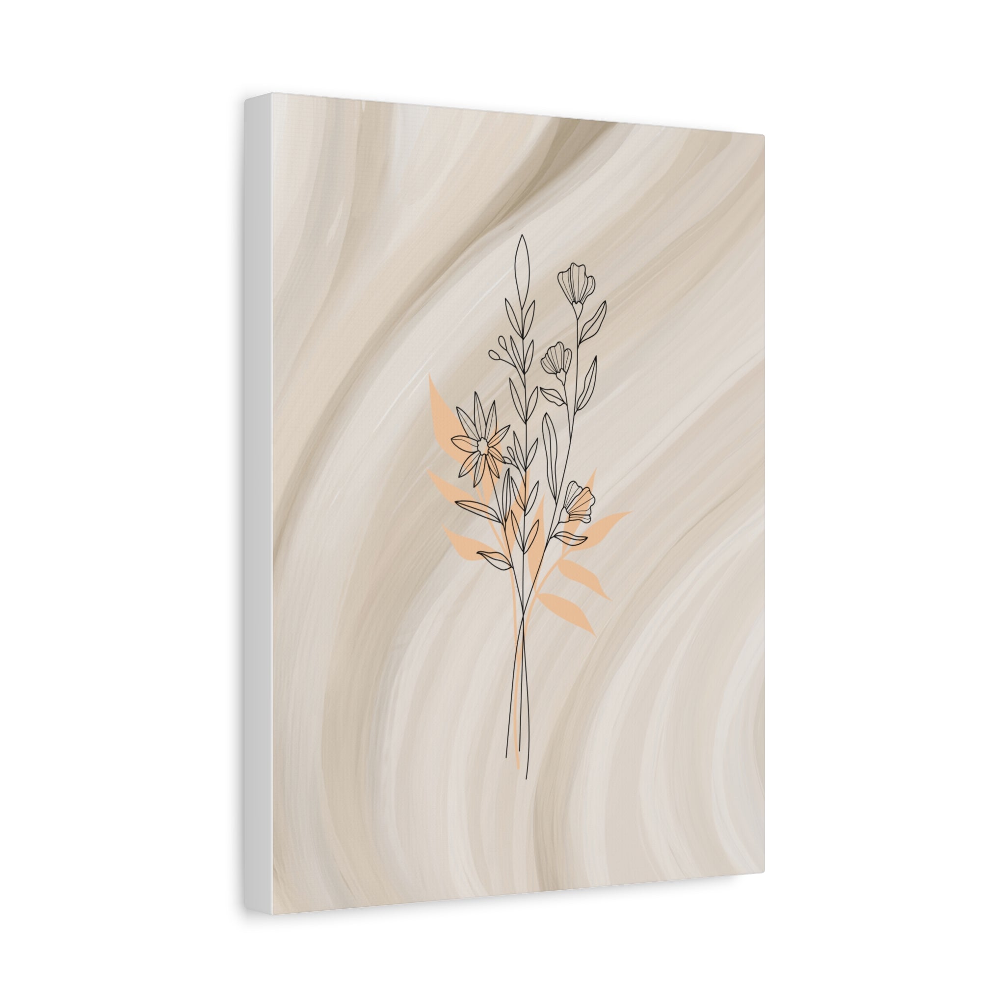 Floral Art Canvas Print