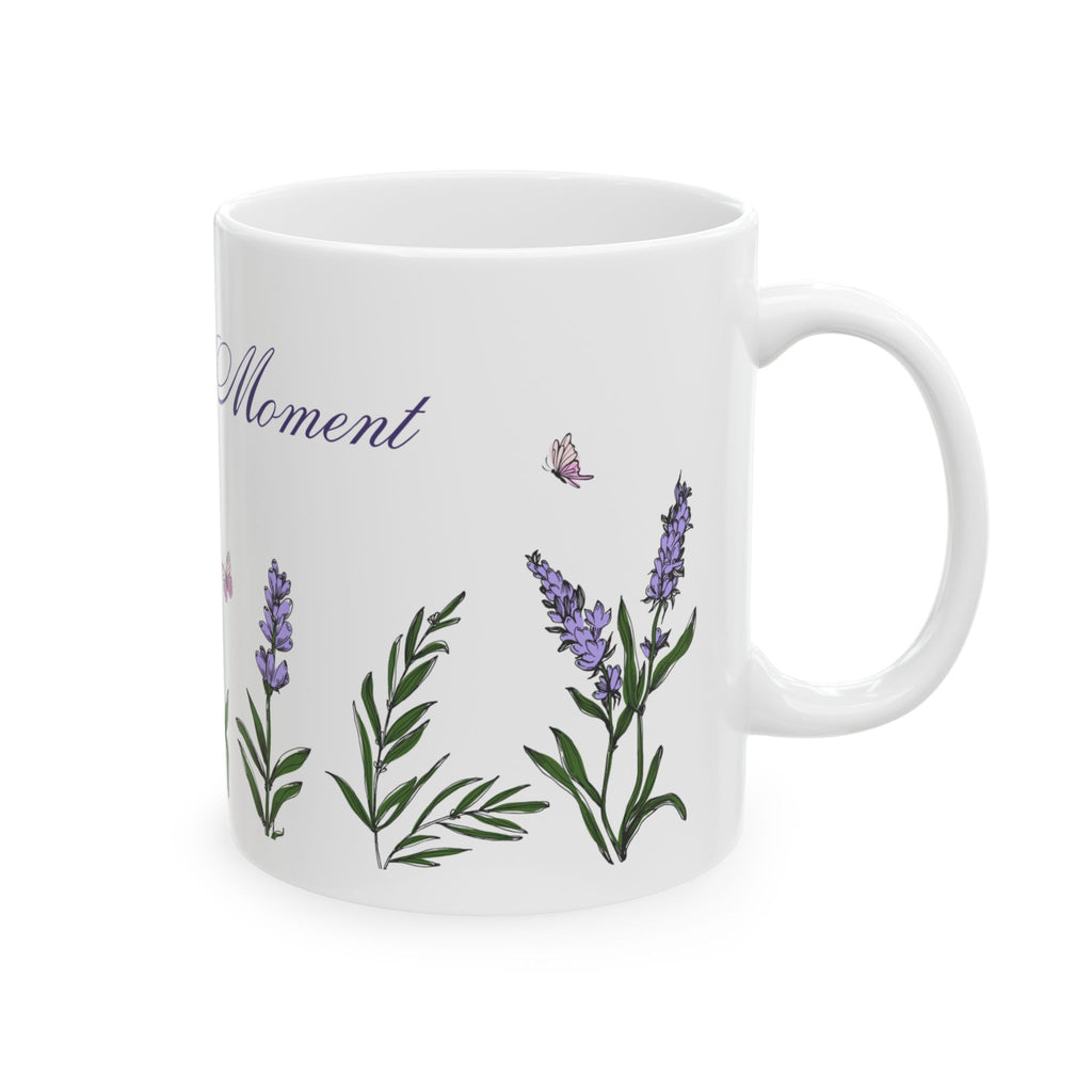 Embrace the Moments Floral Ceramic Mug