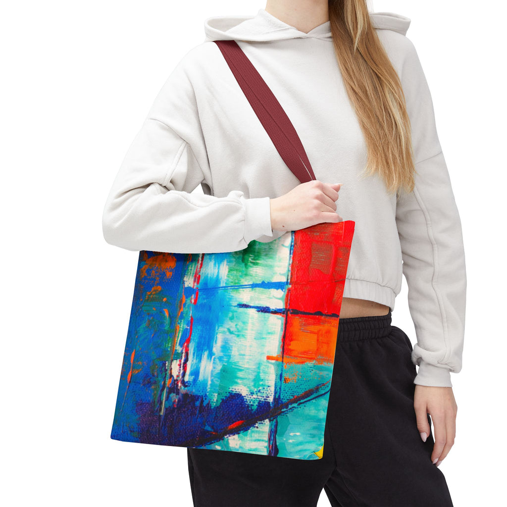 Vibrant Abstract Art Tote Bag