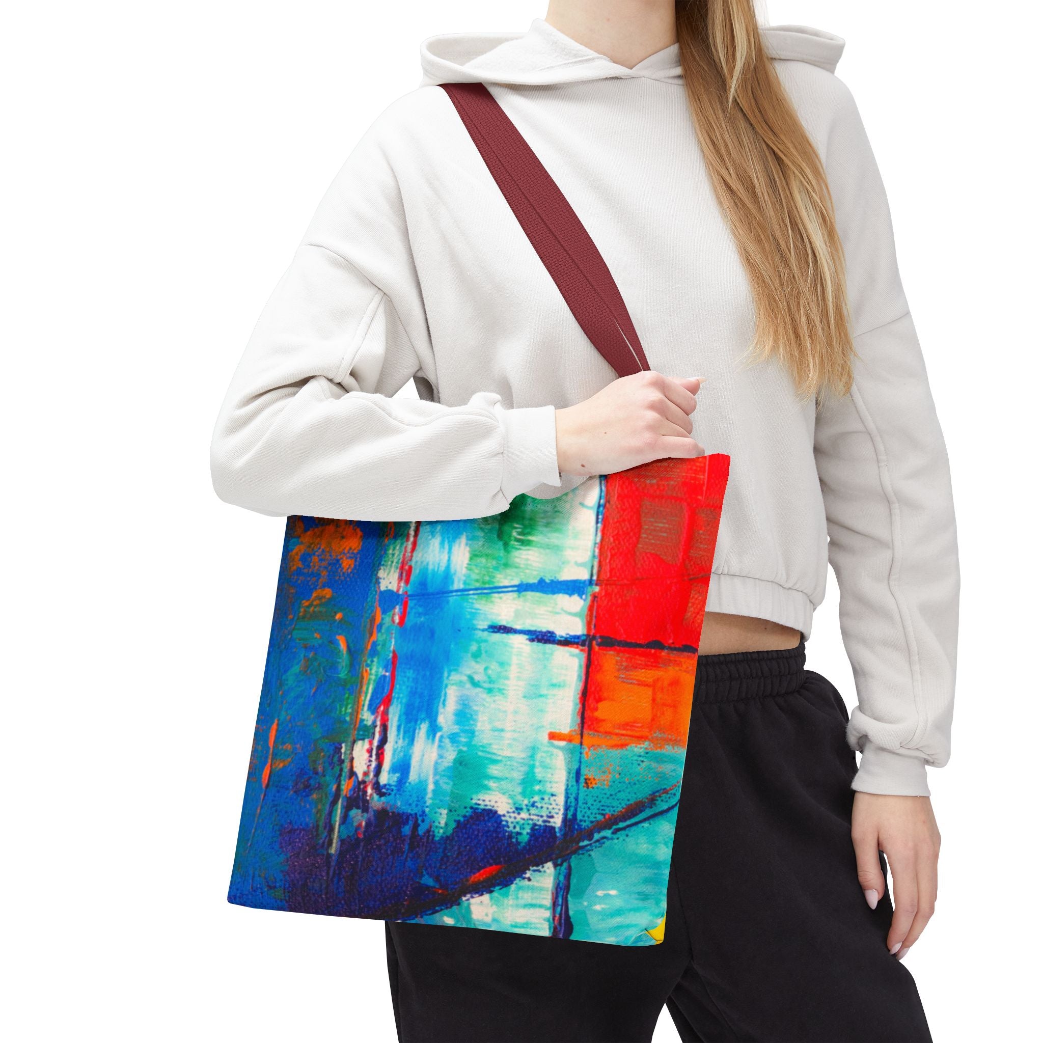 Vibrant Abstract Art Tote Bag