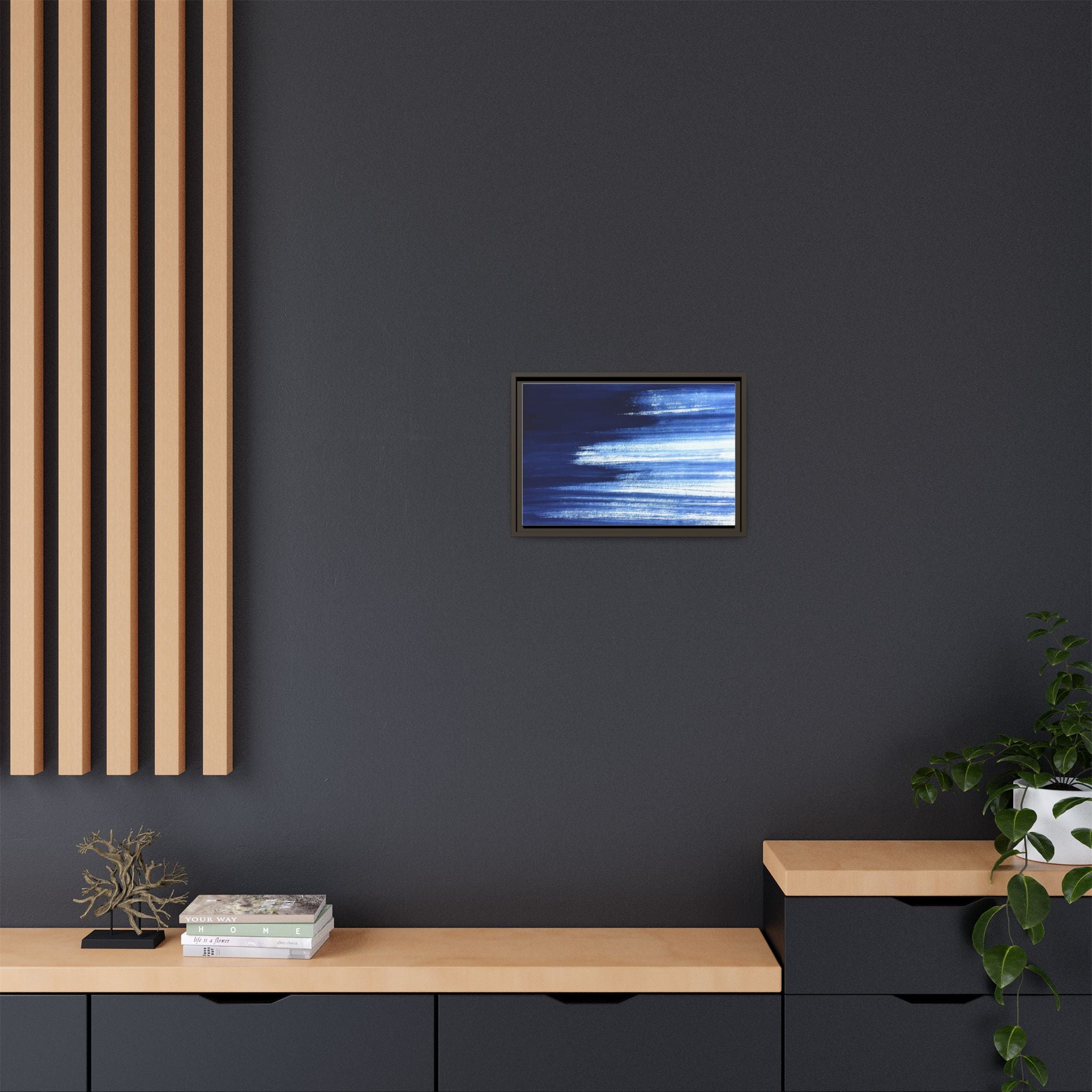 Matte Canvas, Framed (Multi-color)