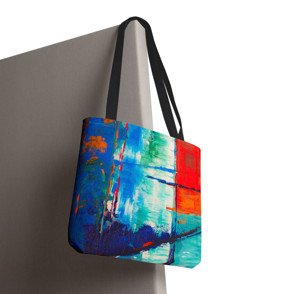 Vibrant Abstract Art Tote Bag