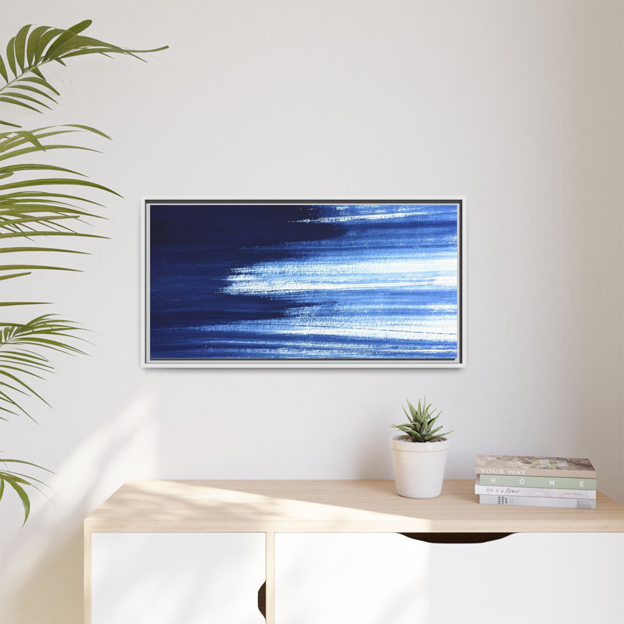 Matte Canvas, Framed (Multi-color)