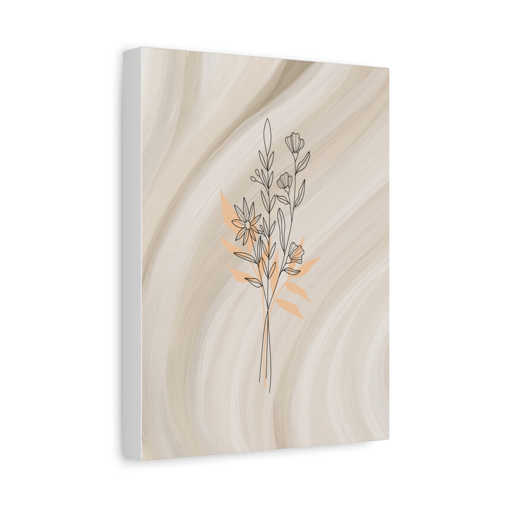 Floral Art Canvas Print