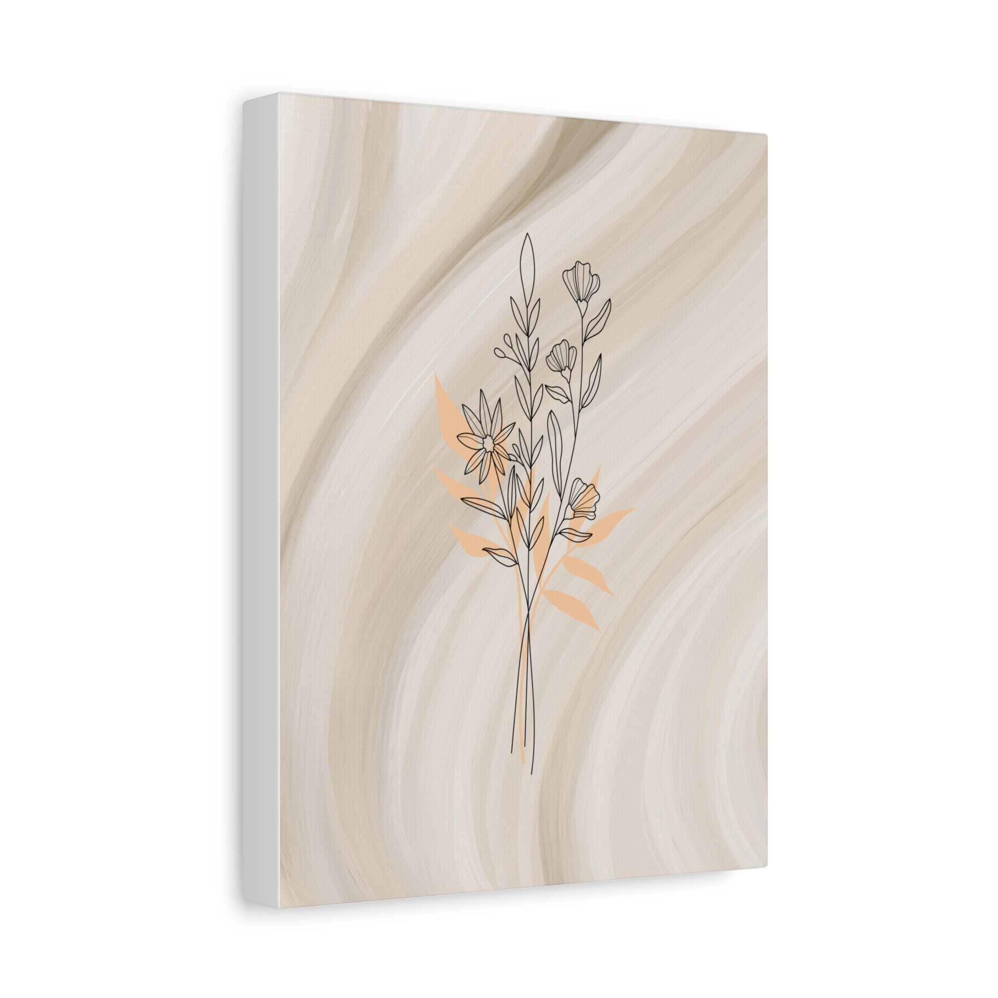 Floral Art Canvas Print