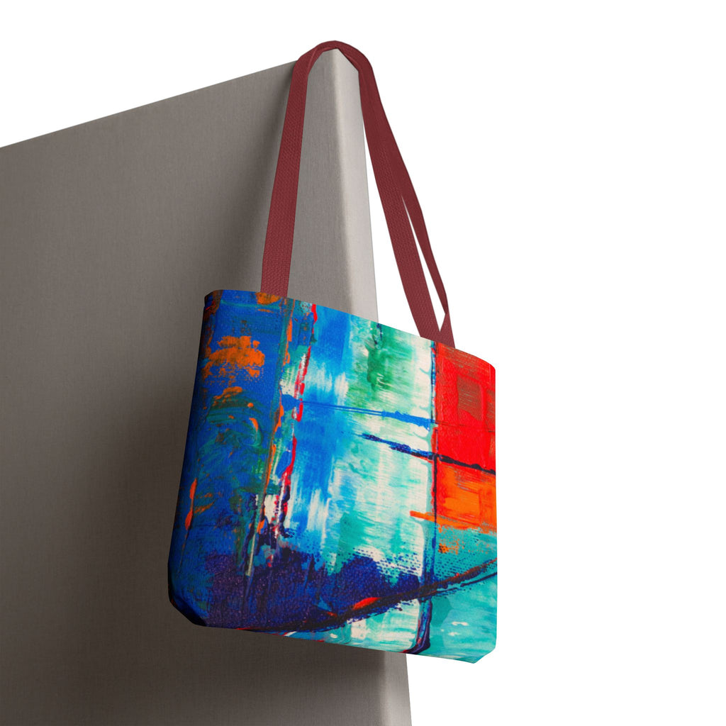 Vibrant Abstract Art Tote Bag