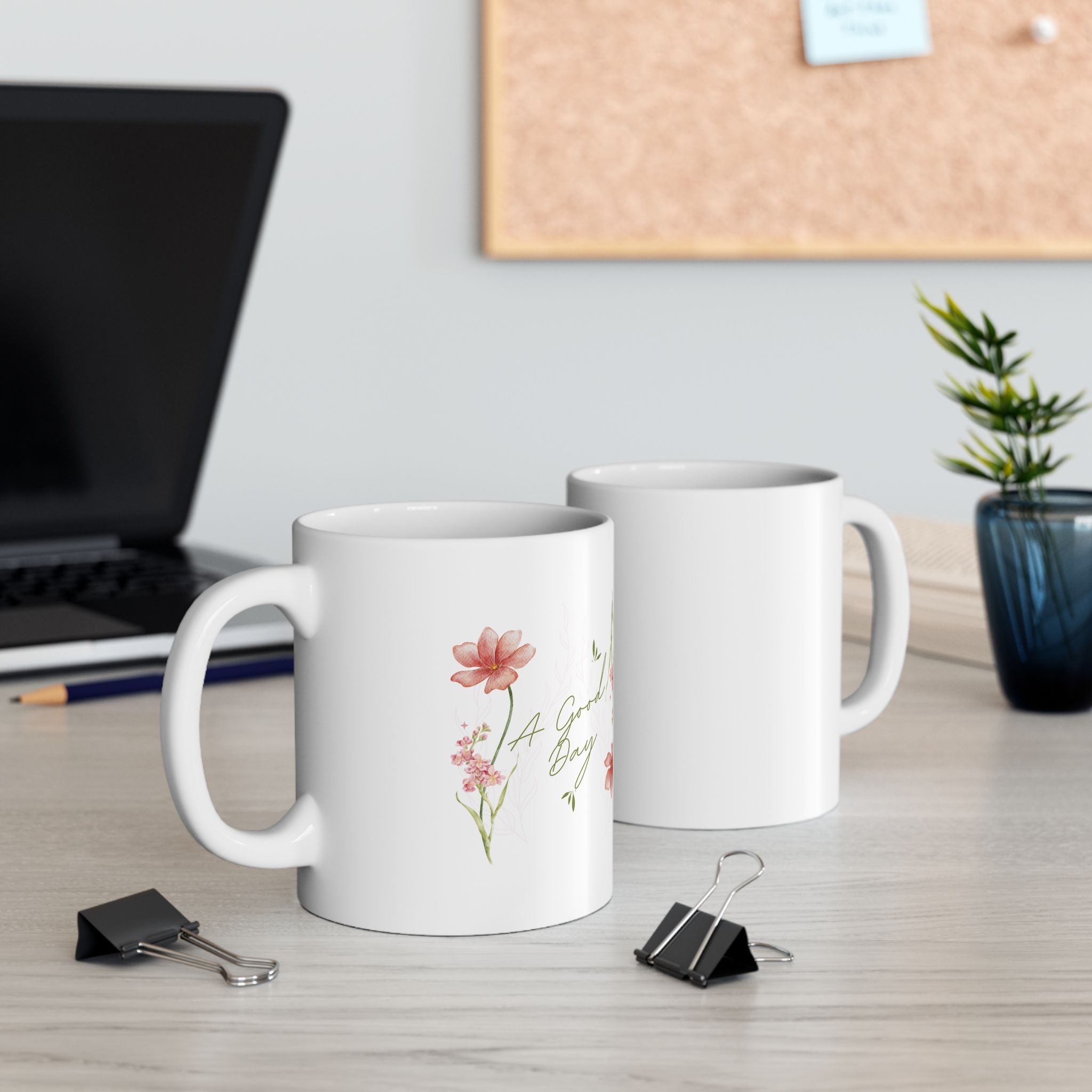 Floral Ceramic Mug