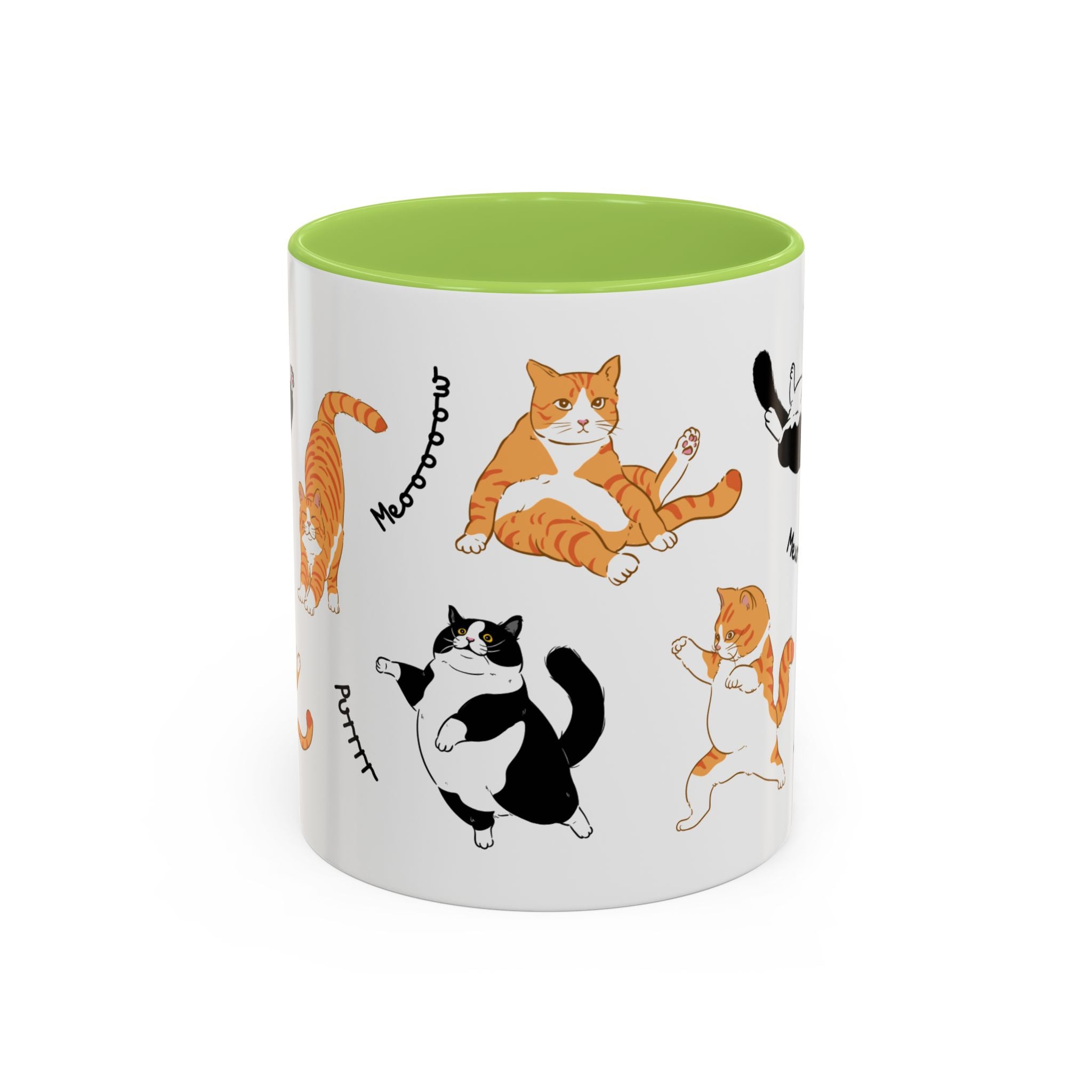 Cute Cat Accent Coffee Mug