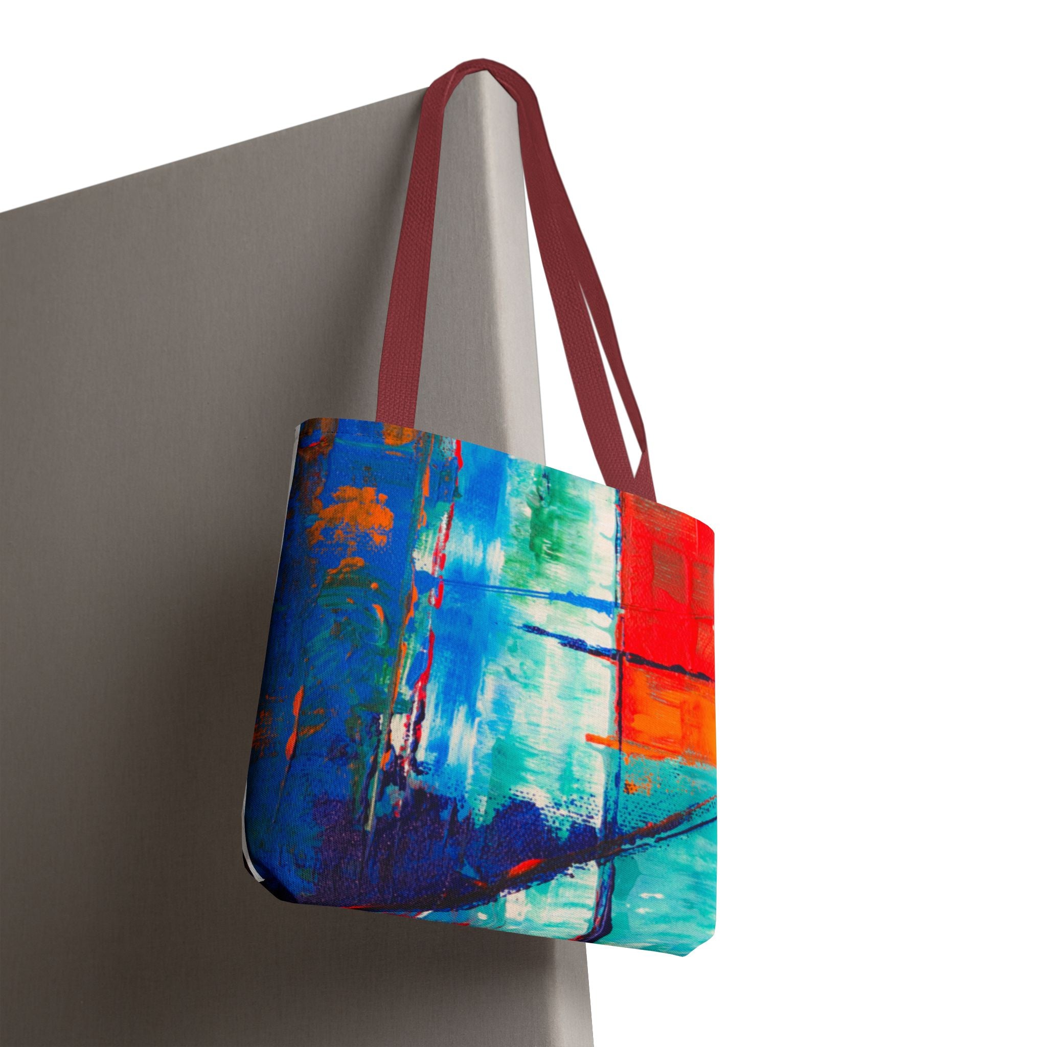 Vibrant Abstract Art Tote Bag