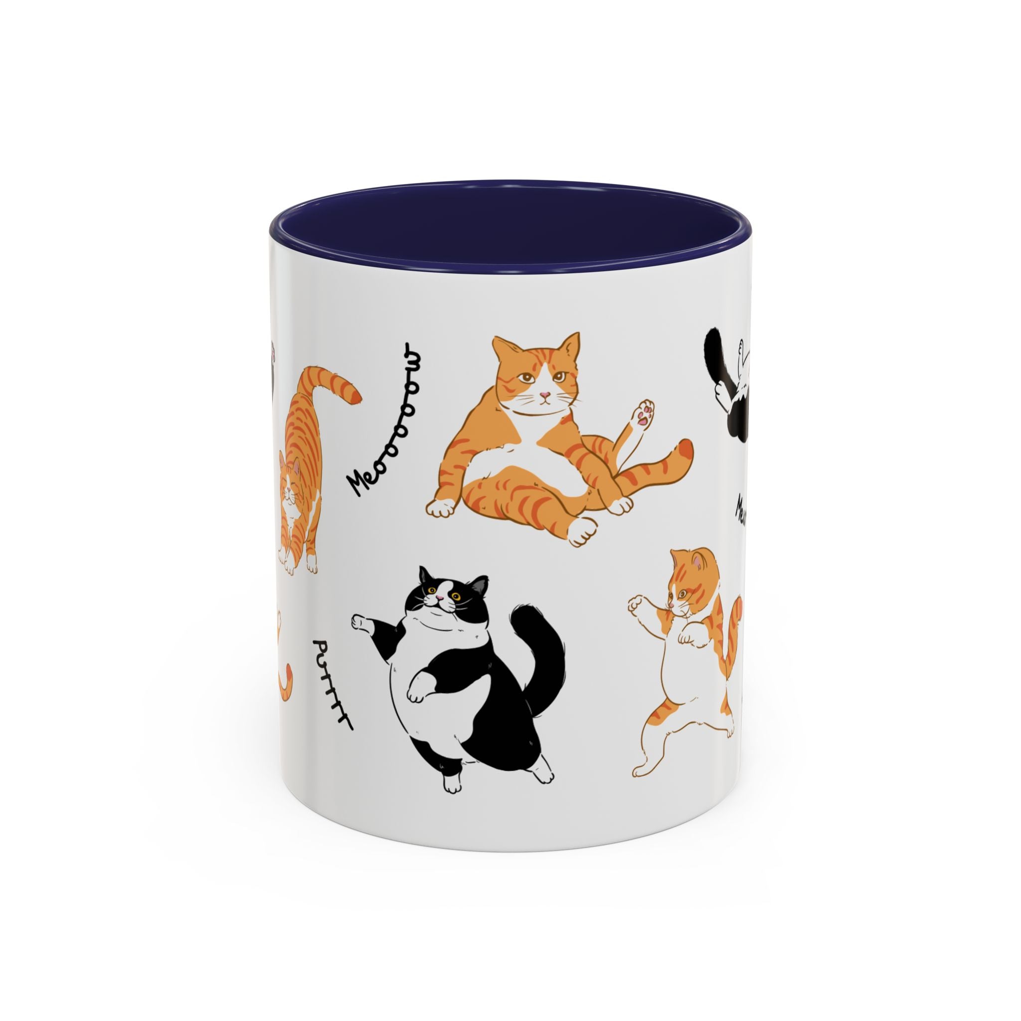 Cute Cat Accent Coffee Mug