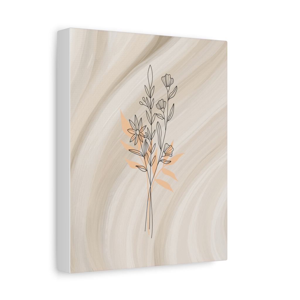 Floral Art Canvas Print