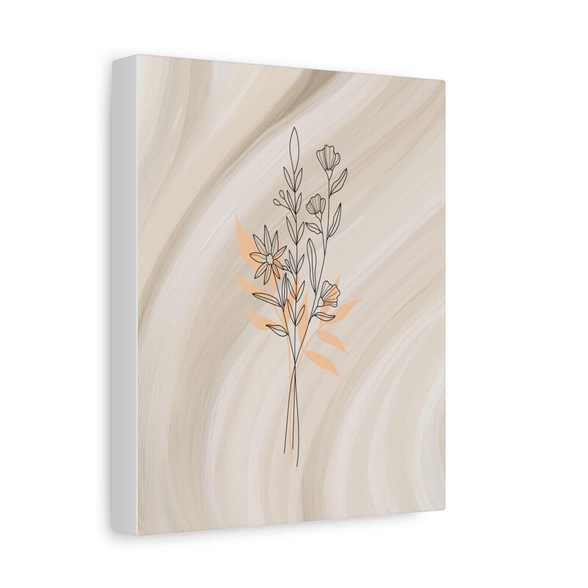 Floral Art Canvas Print