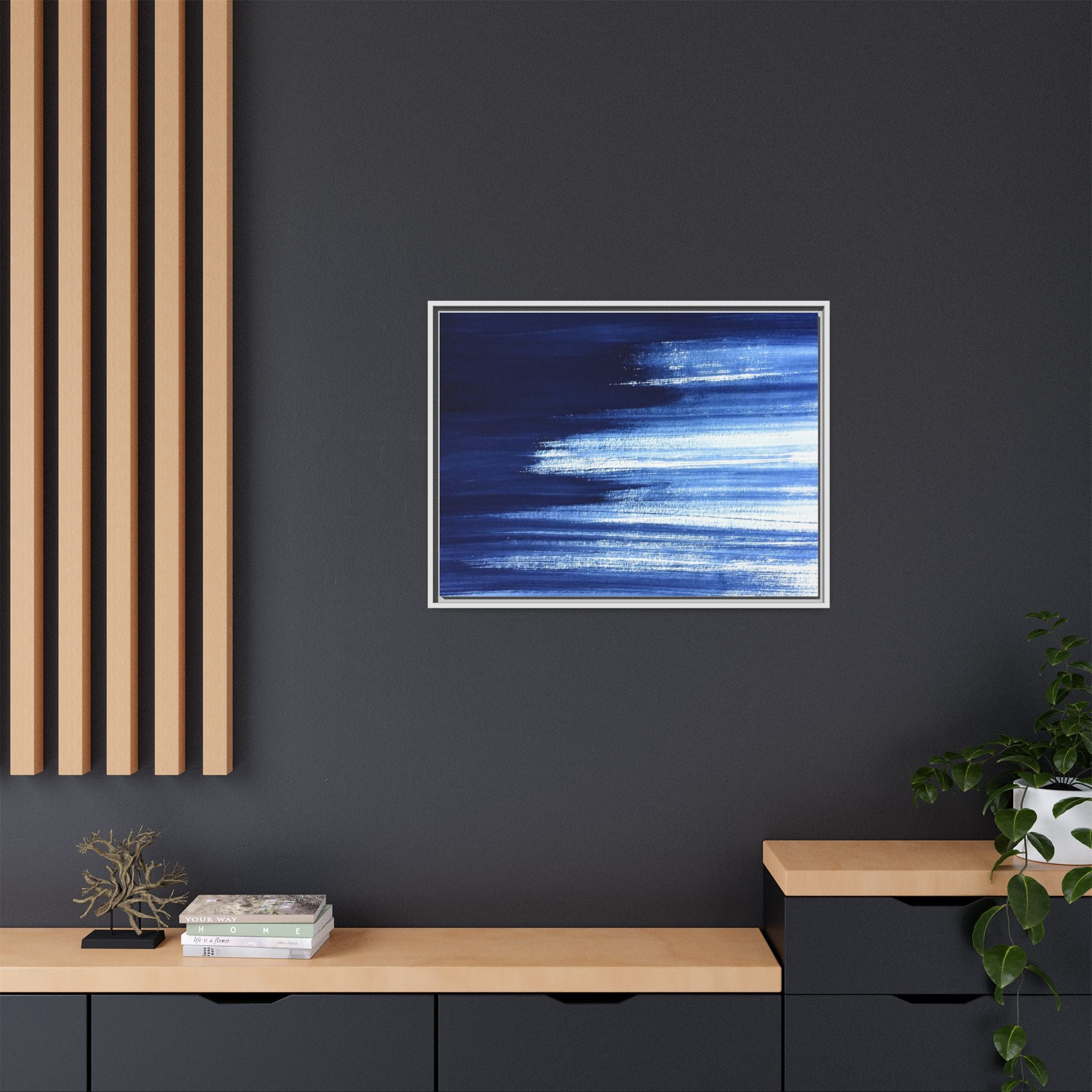 Matte Canvas, Framed (Multi-color)