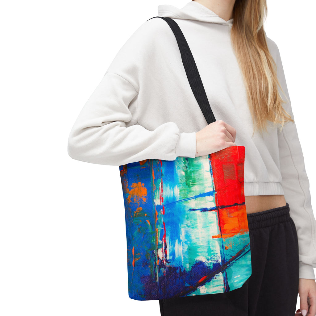 Vibrant Abstract Art Tote Bag