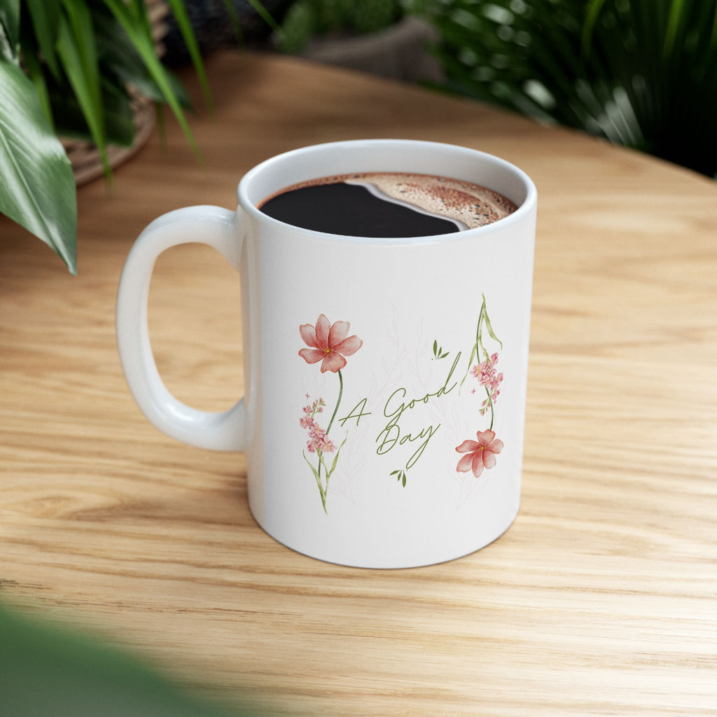 Floral Ceramic Mug