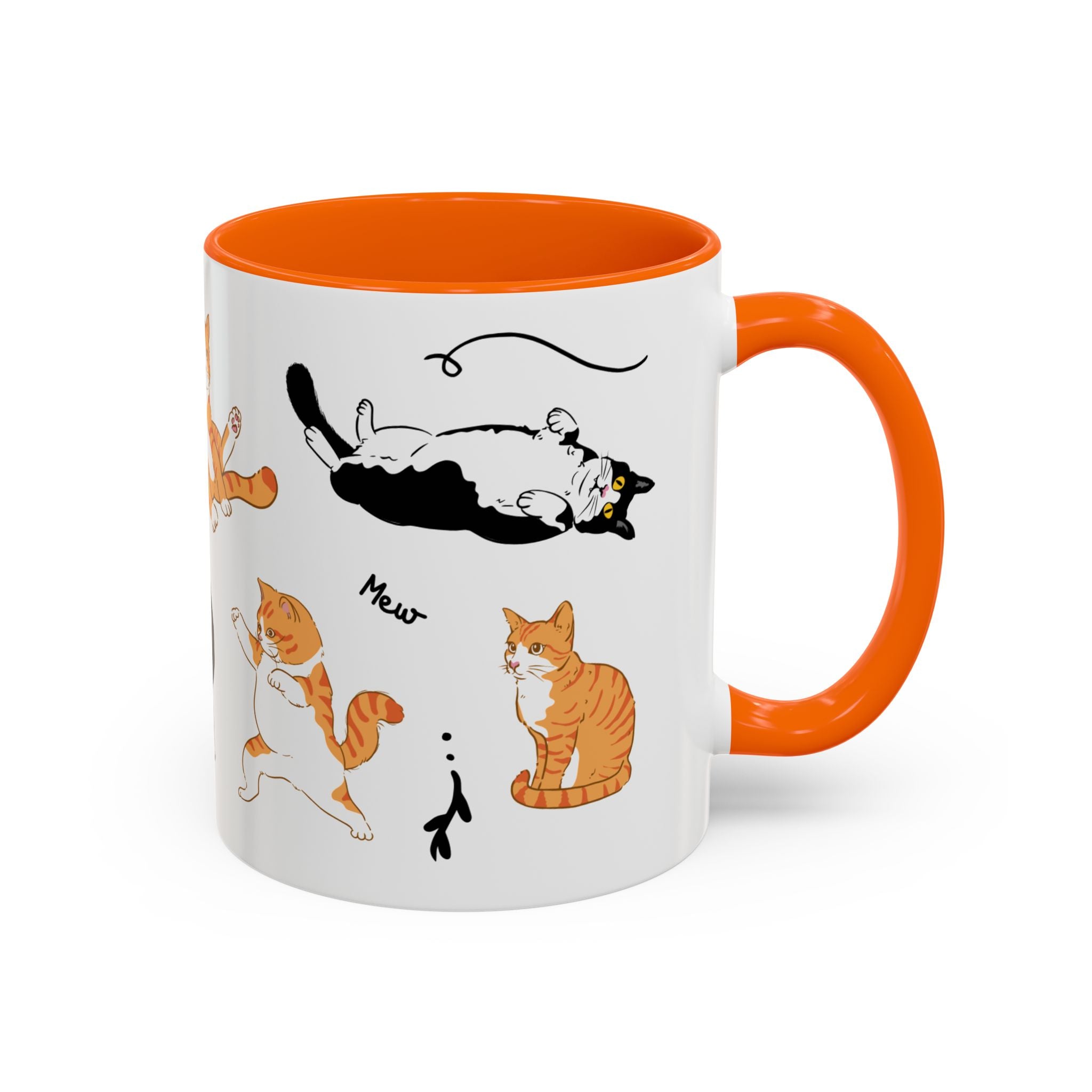 Cute Cat Accent Coffee Mug