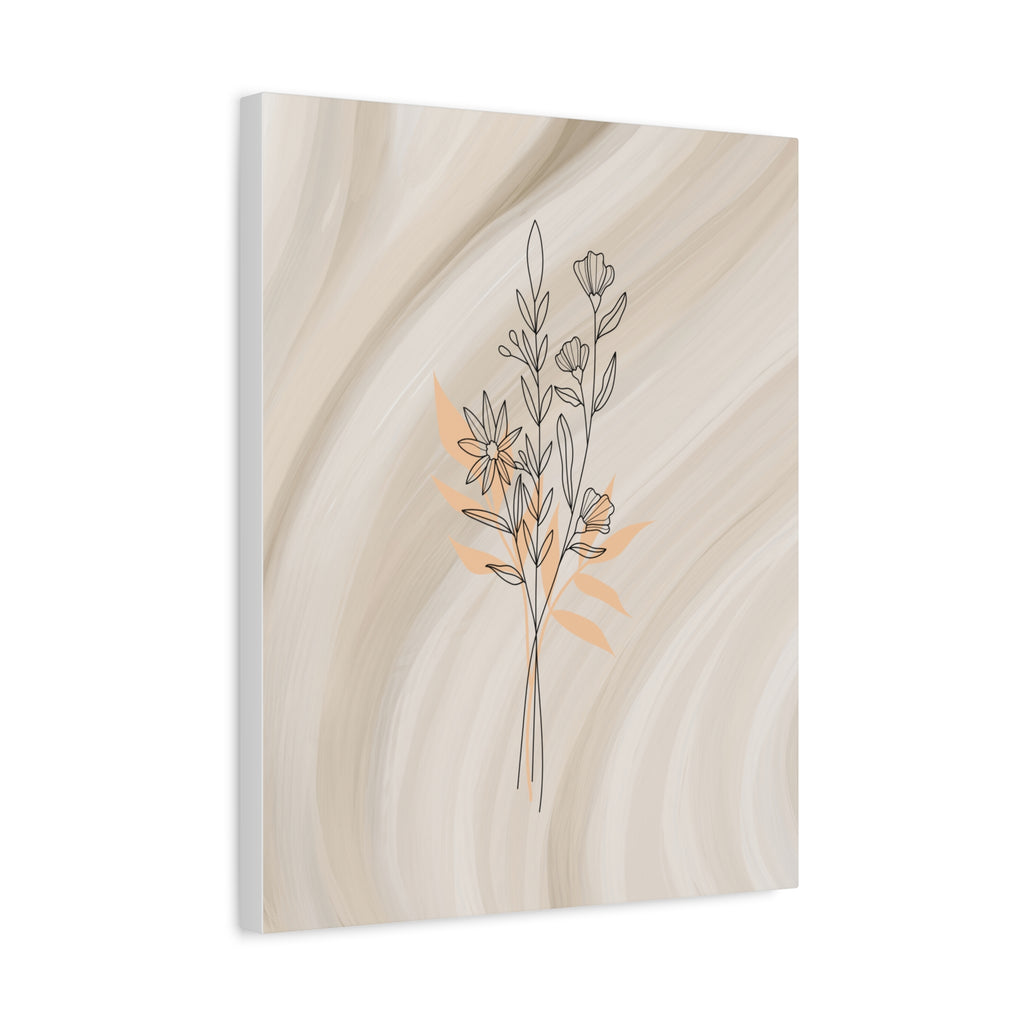 Floral Art Canvas Print