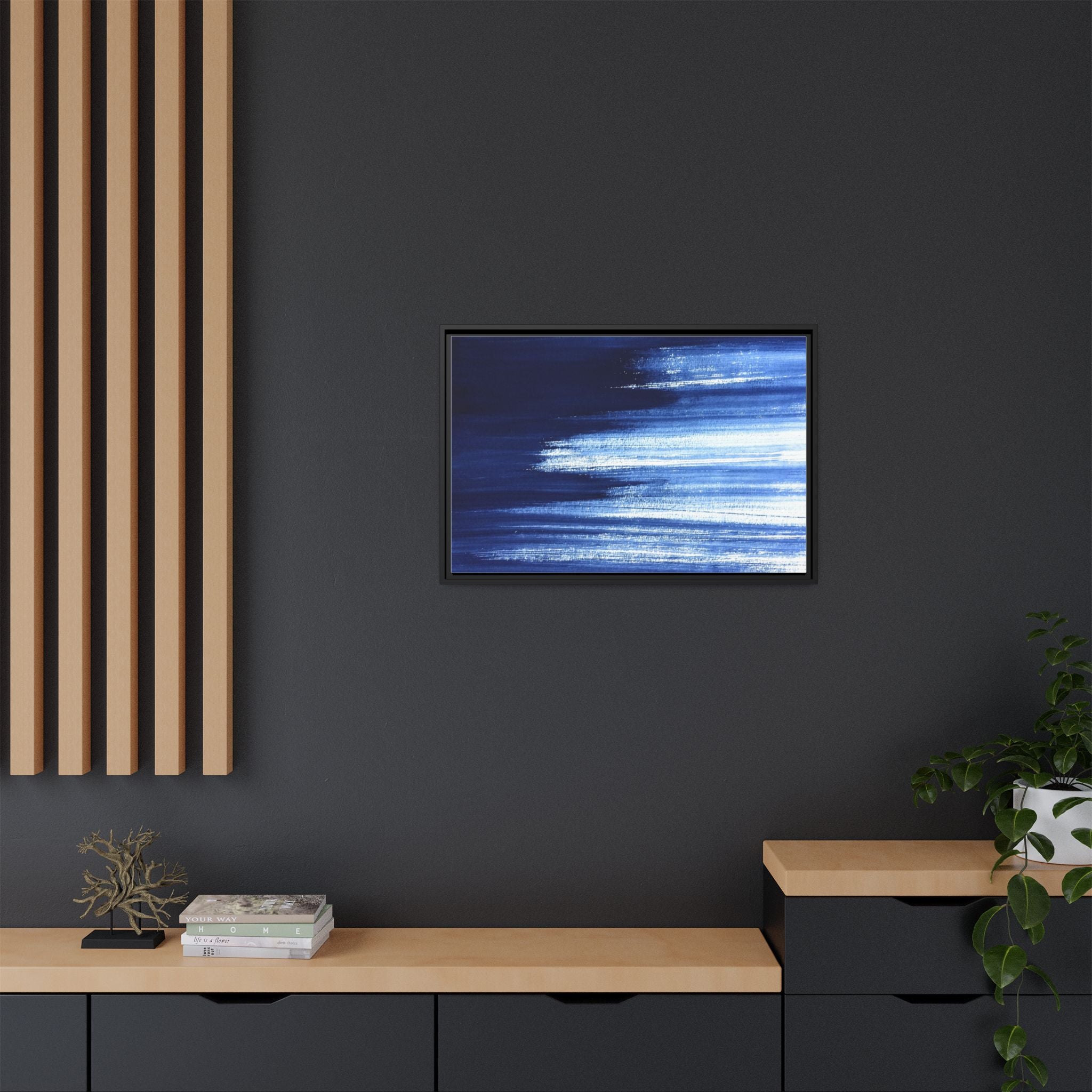 Matte Canvas, Framed (Multi-color)