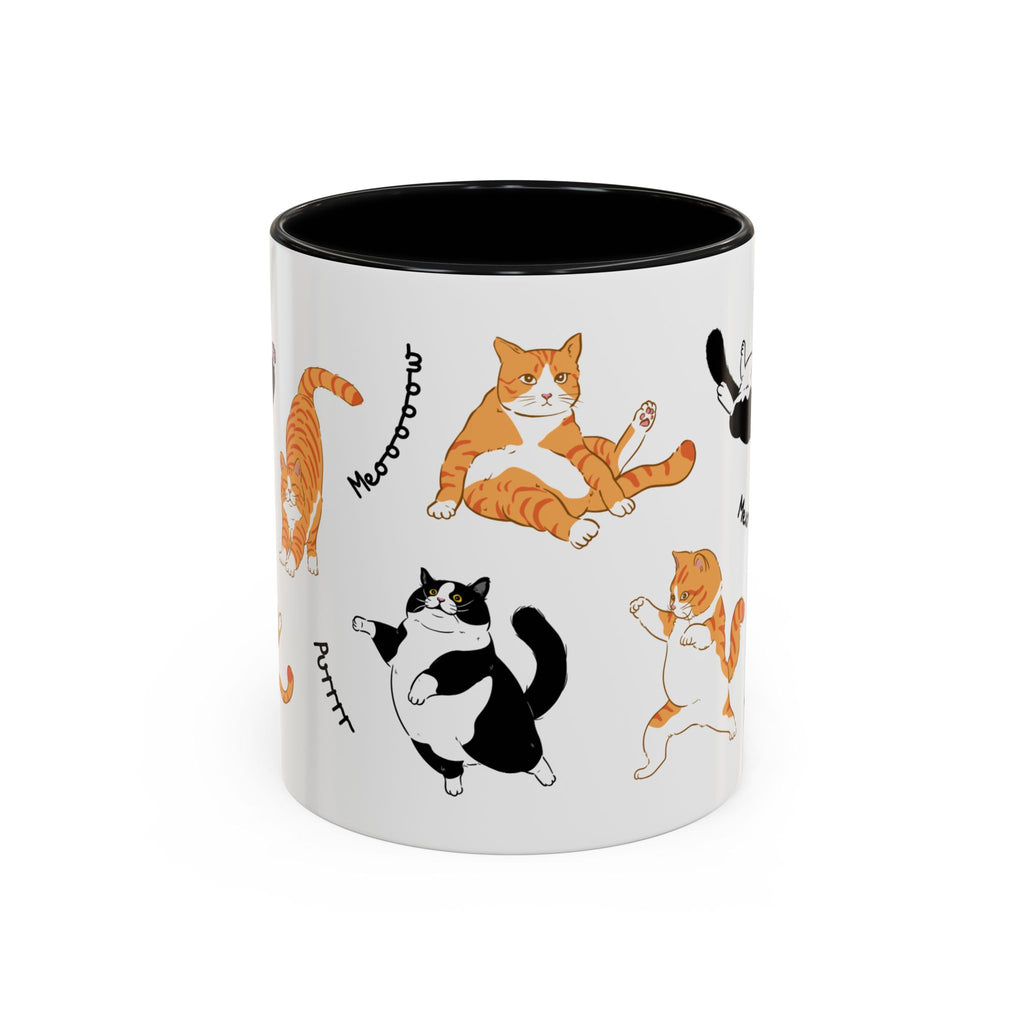 Cute Cat Accent Coffee Mug