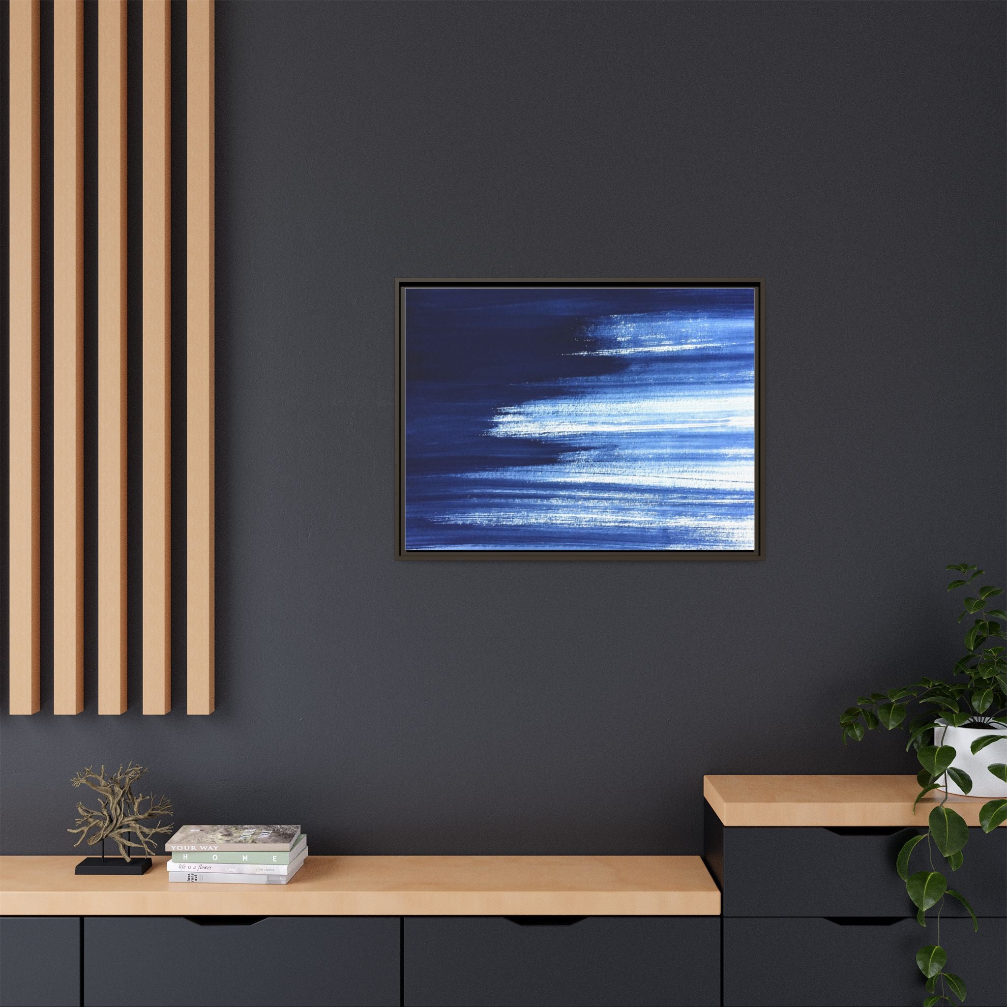 Matte Canvas, Framed (Multi-color)