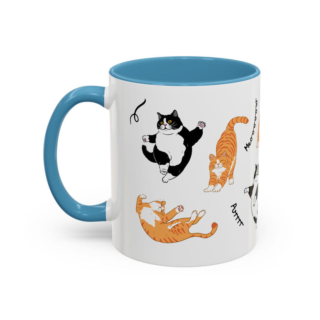 Cute Cat Accent Coffee Mug