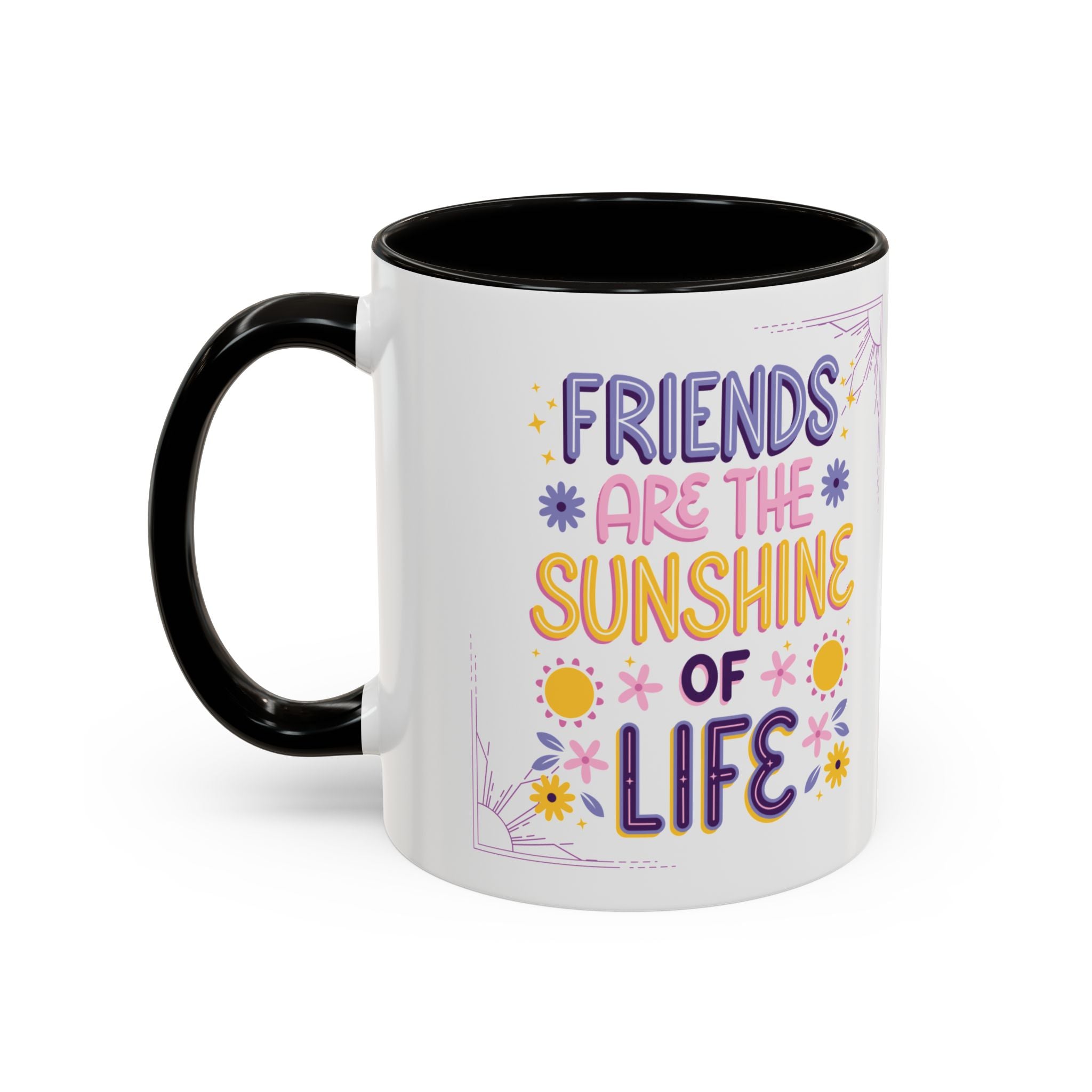 Snack Dealer / Colorful Friendship Ceramic Mug